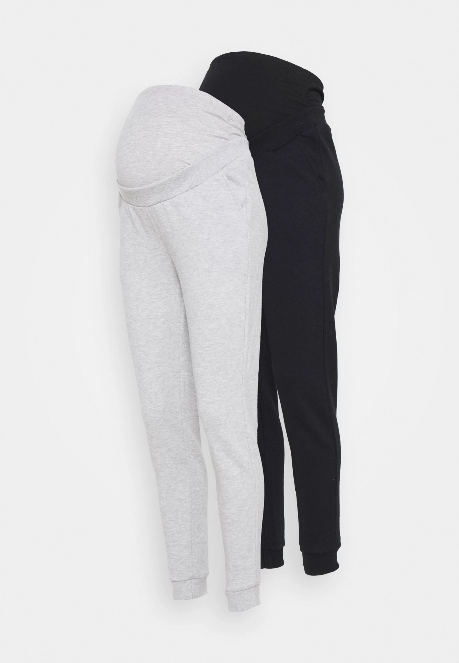 2 PACK - REGULAR FIT JOGGERS - OVERBUMP - Spodnie Treningowe - Black/grey