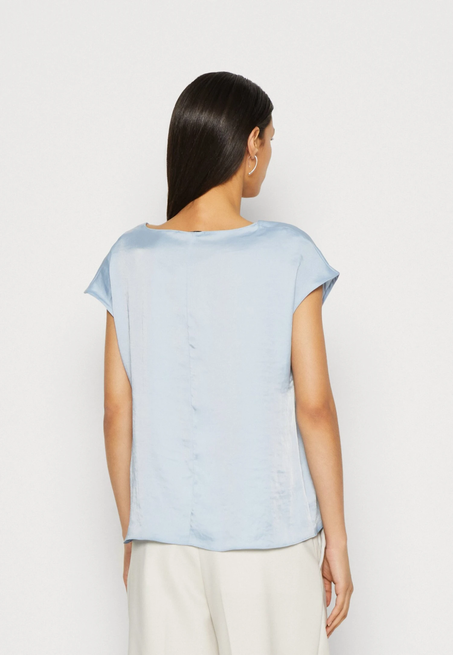 Anna Field T-shirt Basic - Light Blue - obrazek 3