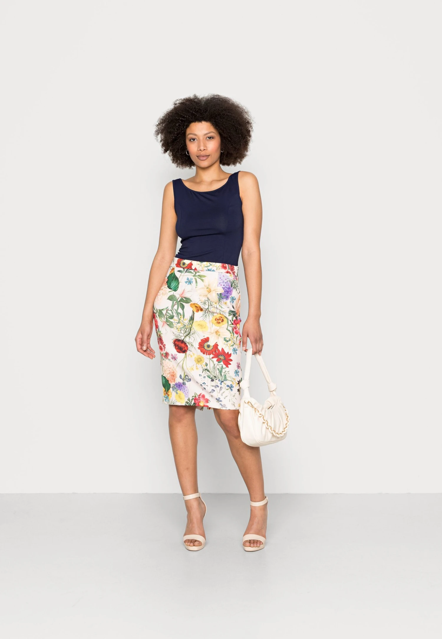 Anna Field Spódnica Ołówkowa - Light Pink/multi-coloured - obrazek 2