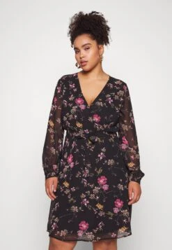 Sukienka Letnia - Black/pink