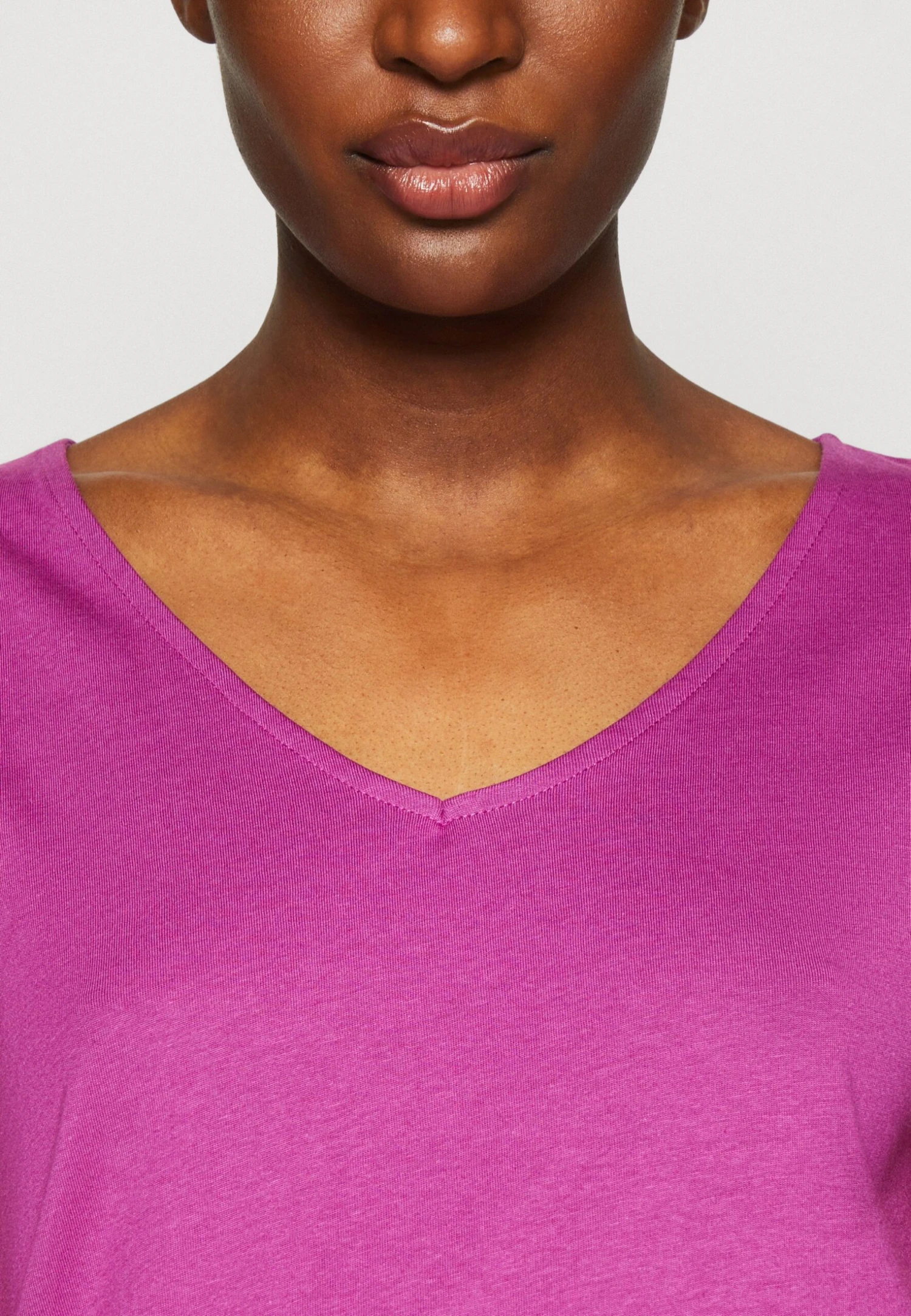 Anna Field T-shirt Basic - Purple - obrazek 6