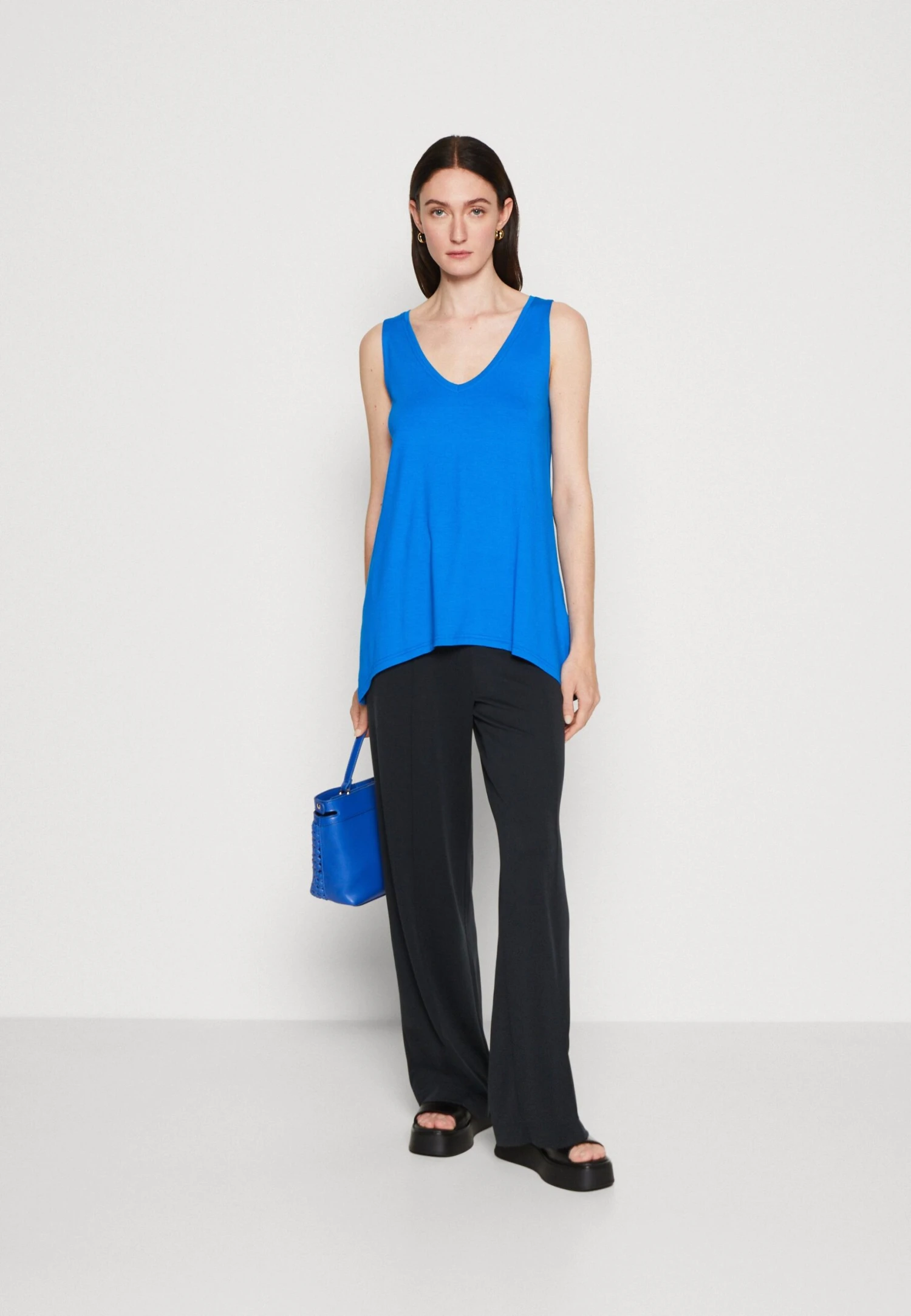Anna Field Top - Blue - obrazek 2