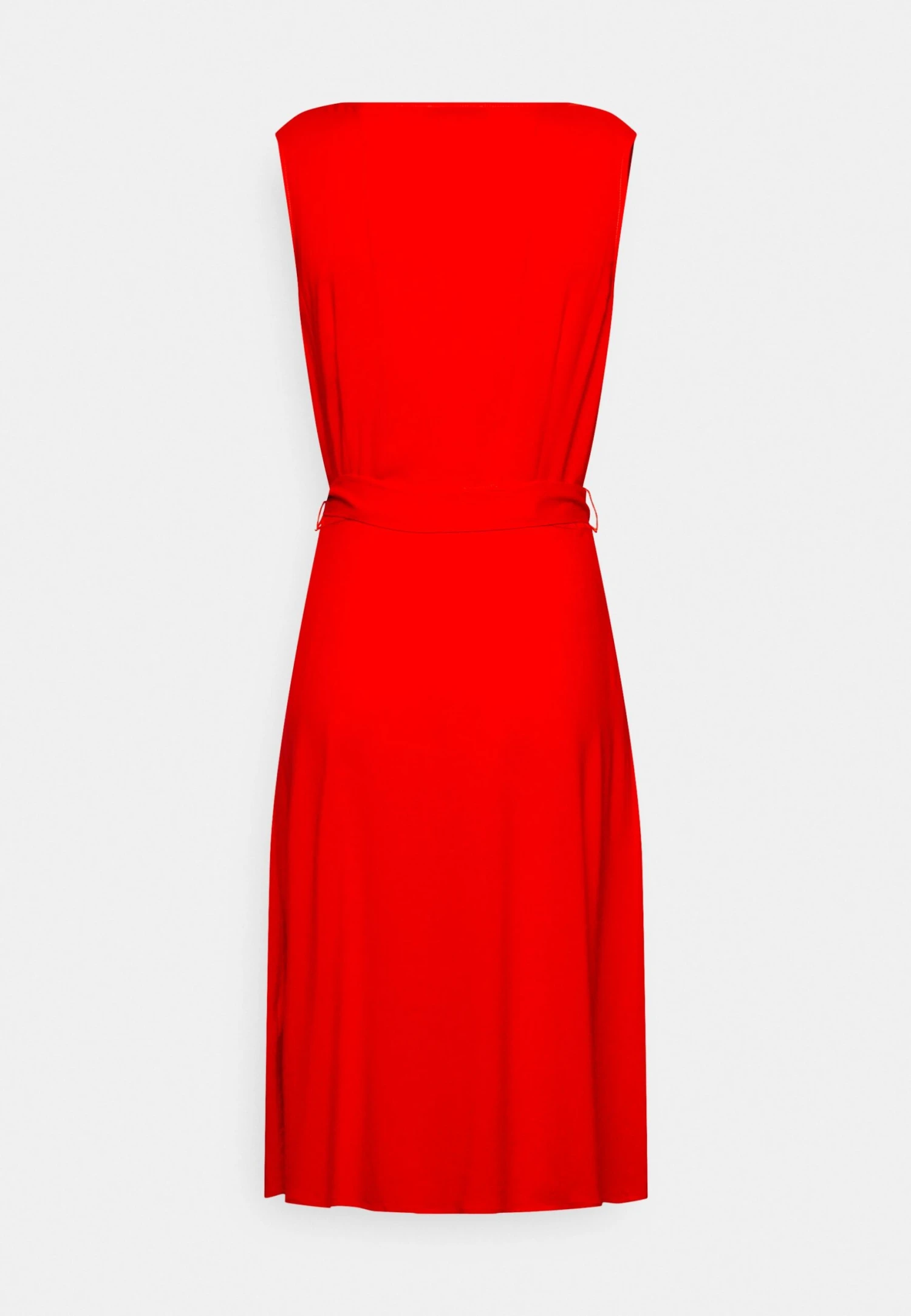 Anna Field VOLANT MIDI DRESS - Sukienka Letnia - Red - obrazek 2