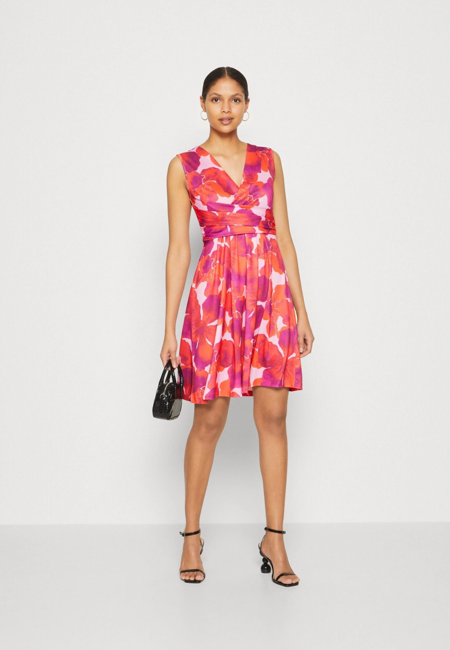 Anna Field Sukienka Z Dżerseju - Red/pink - obrazek 5