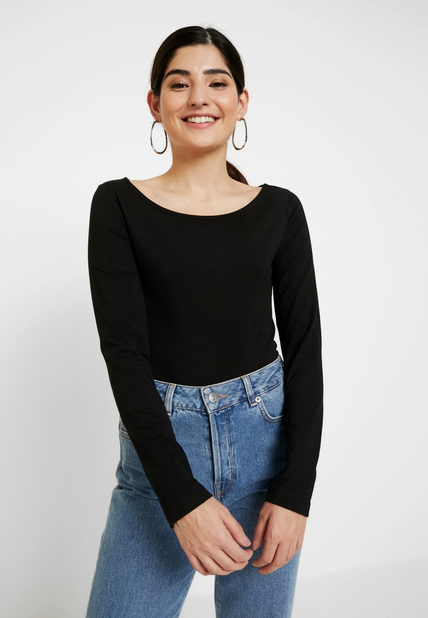 2PACK - Bluzka Z Długim Rękawem - Black/white - obrazek 3