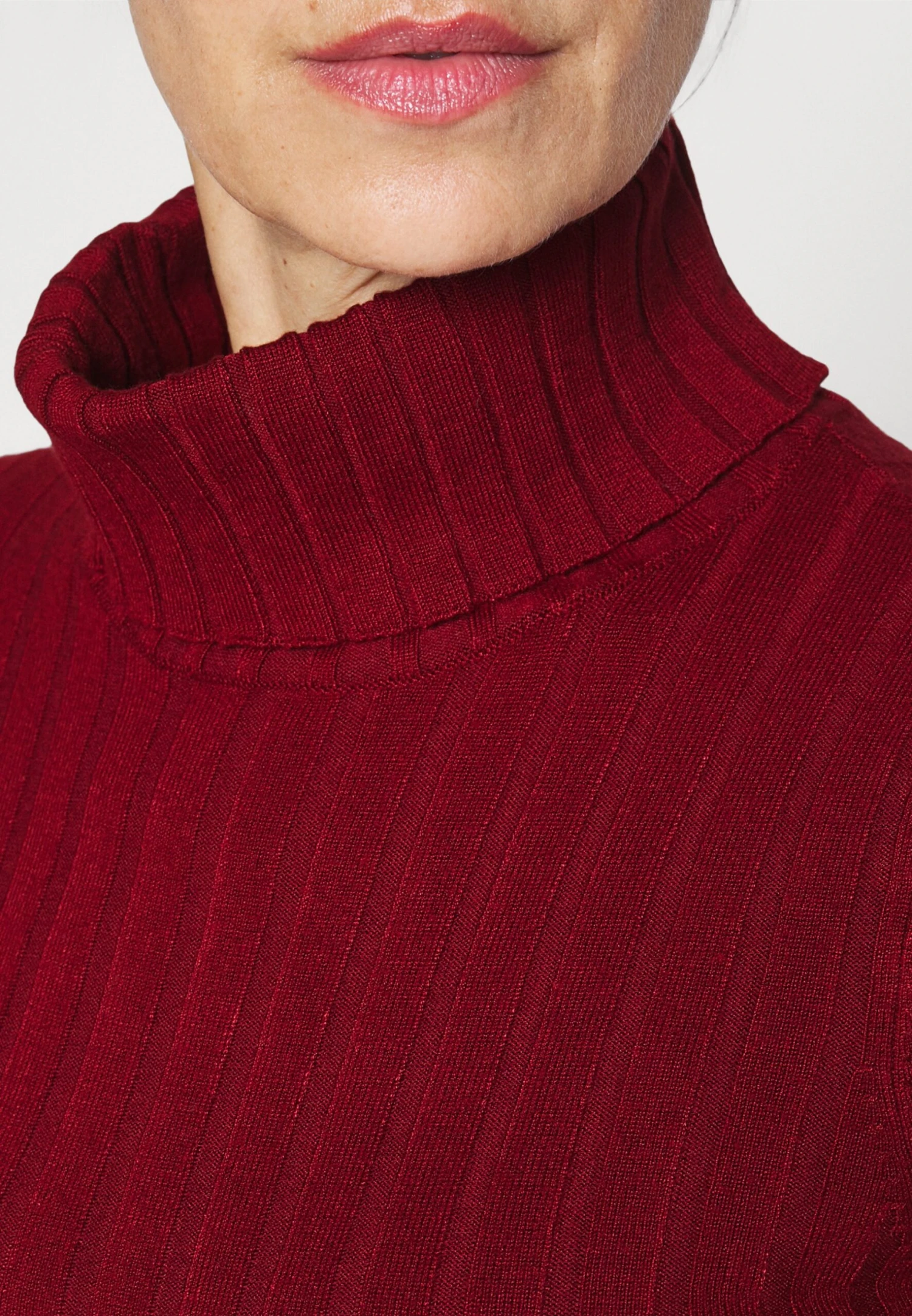 Anna Field Sweter - Dark Red - obrazek 6