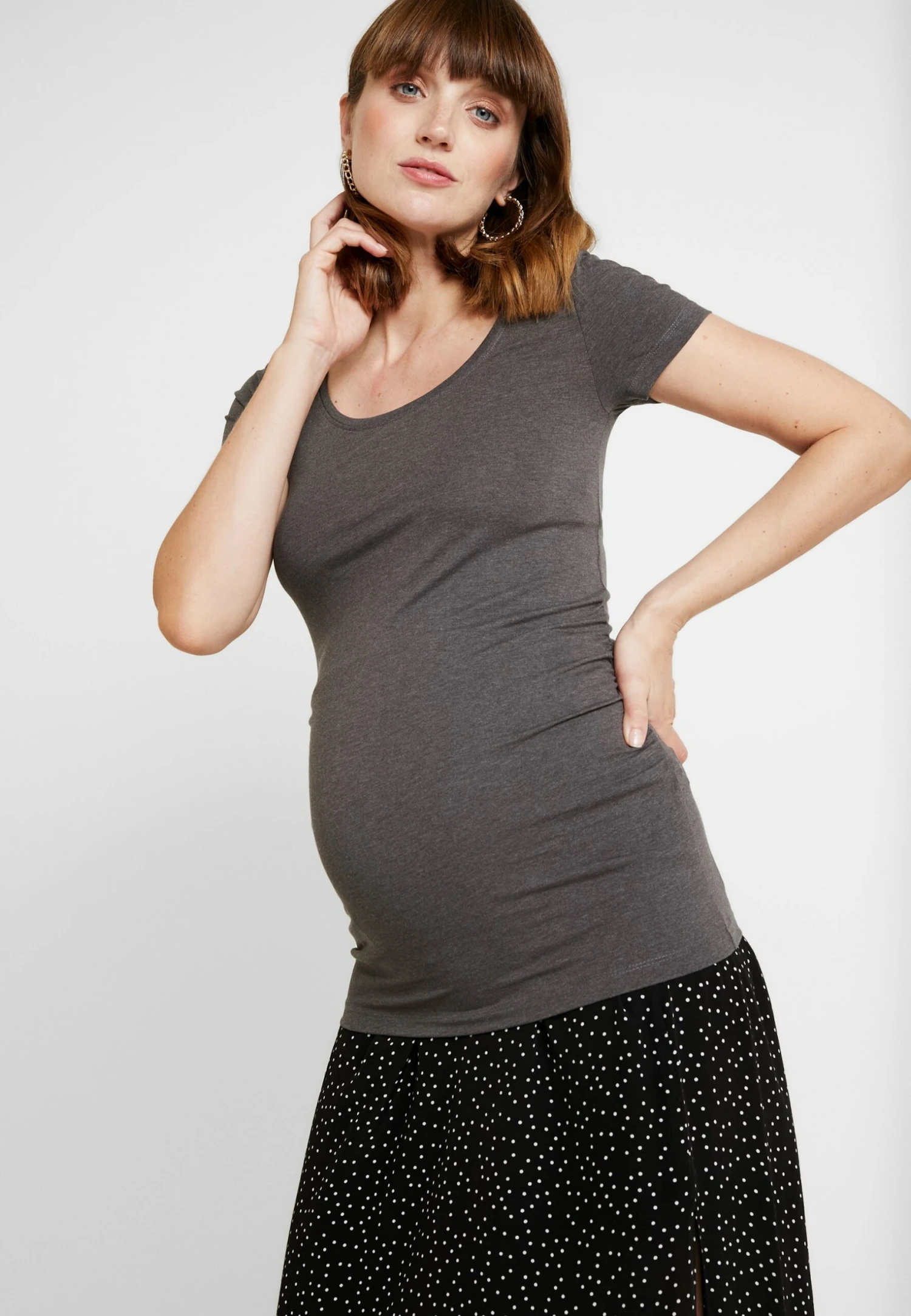 2 PACK - T-shirt Basic - Dark Gray/black - obrazek 5