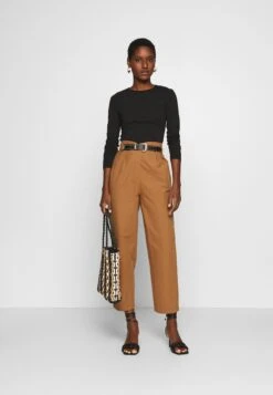 Anna Field 2 PACK - Bluzka Z Długim Rękawem - White/black