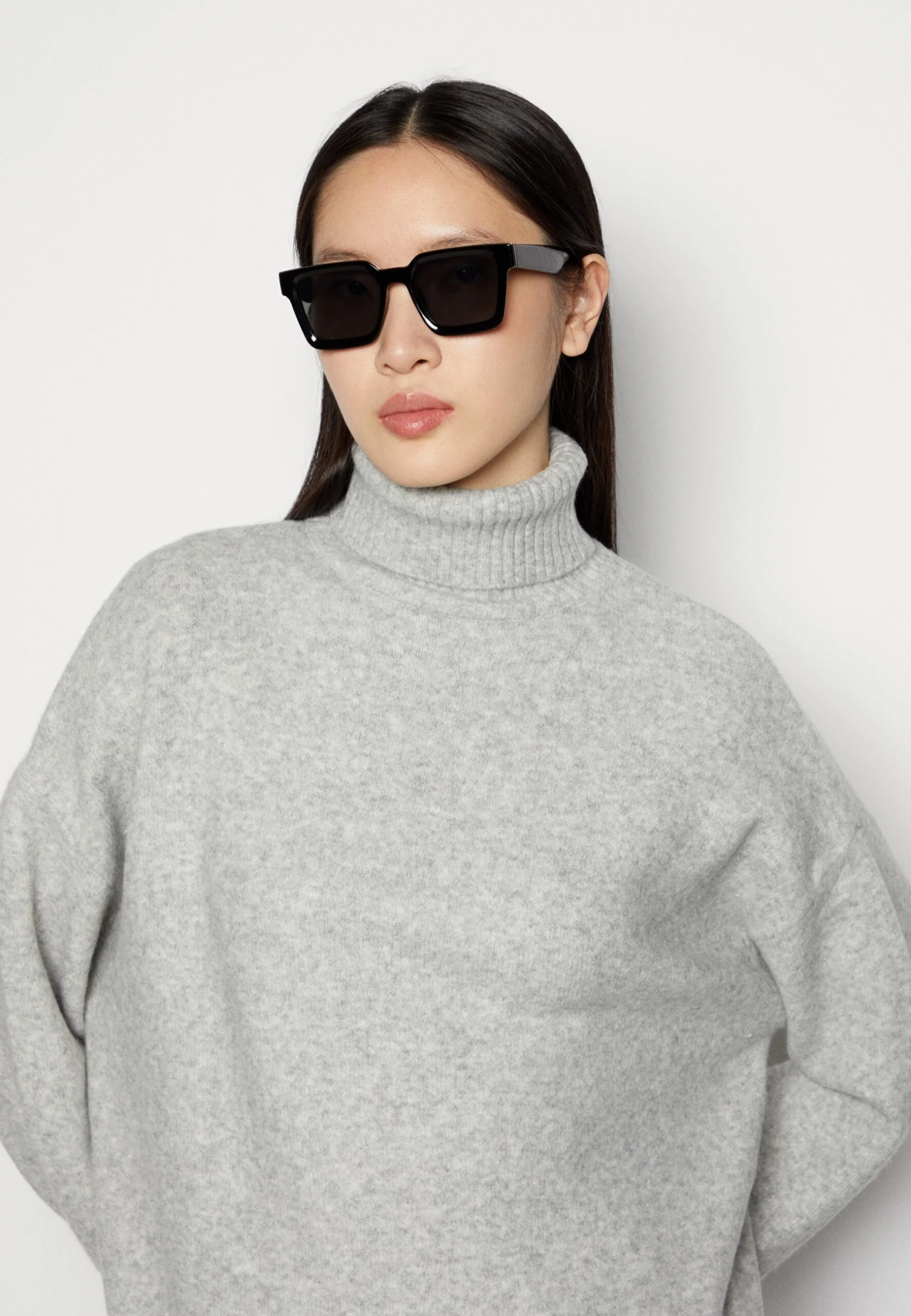 Anna Field Sweter - 112 - Mottled Grey - obrazek 4