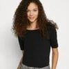BASIC CREW NECK - T-shirt Basic - Black