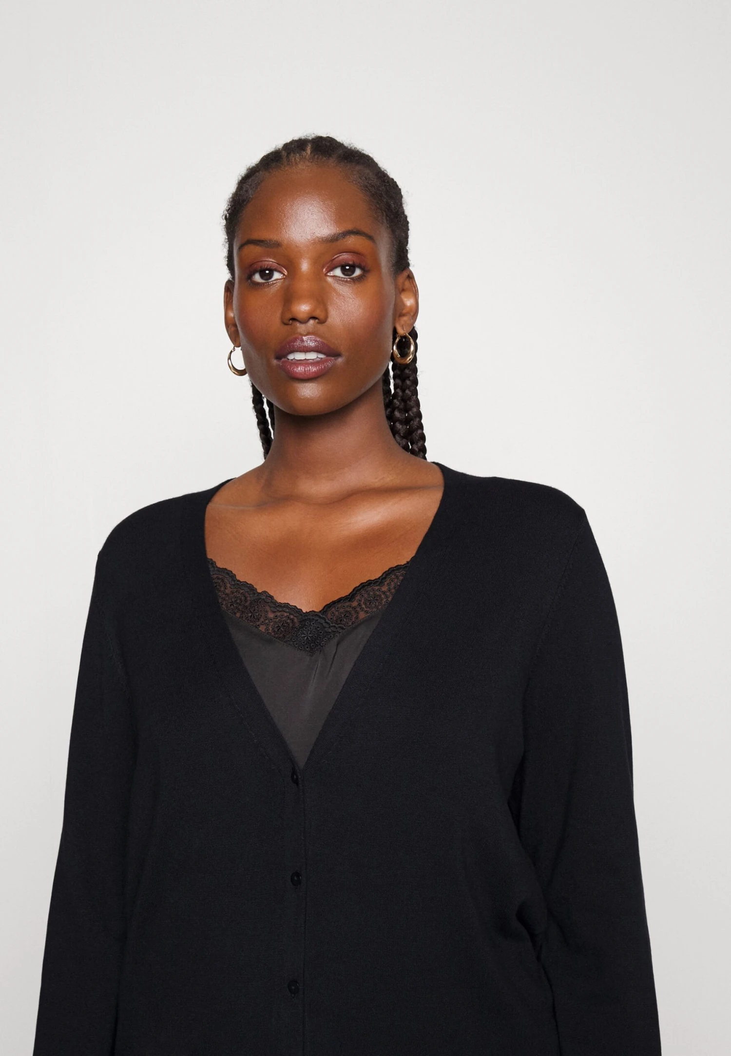 Kardigan - Black - obrazek 4