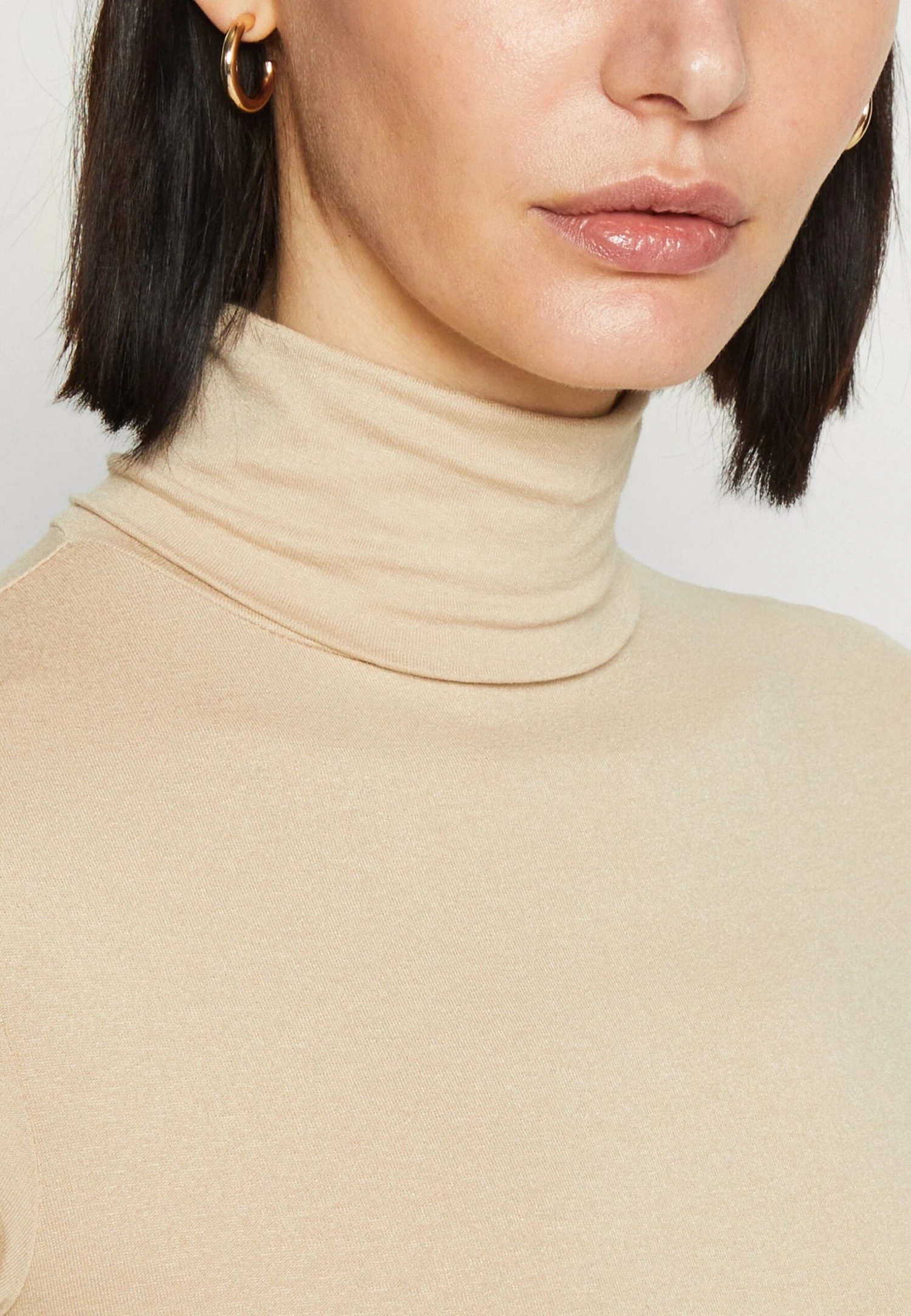 Anna Field T-shirt Z Nadrukiem - Sand - obrazek 6