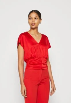 Anna Field T-shirt Z Nadrukiem - Red