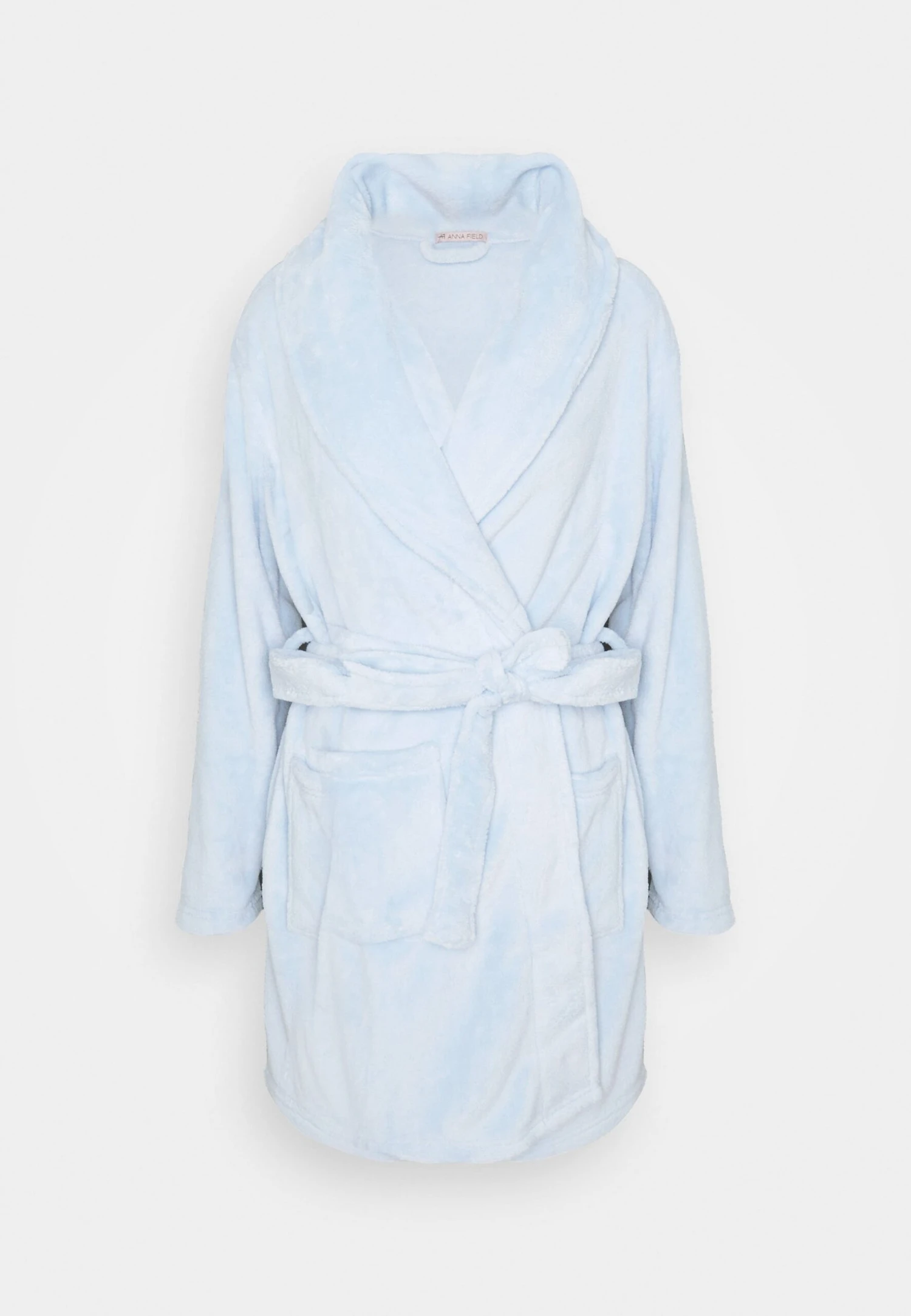 Anna Field LADIES PLUSH BATHROBE - Szlafrok - Blue - obrazek 5