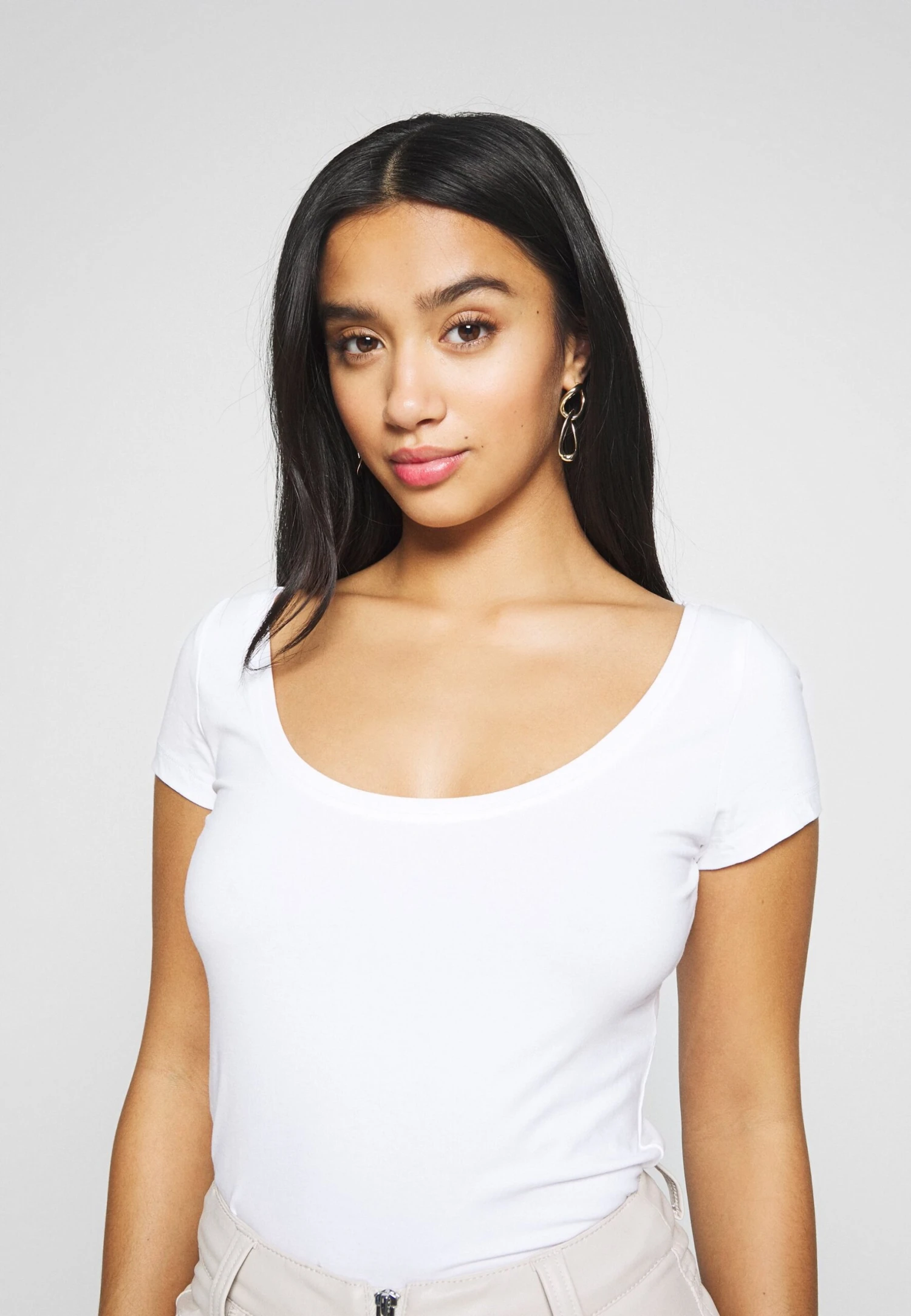 3 PACK - T-shirt Basic - White/black/dark Grey - obrazek 4