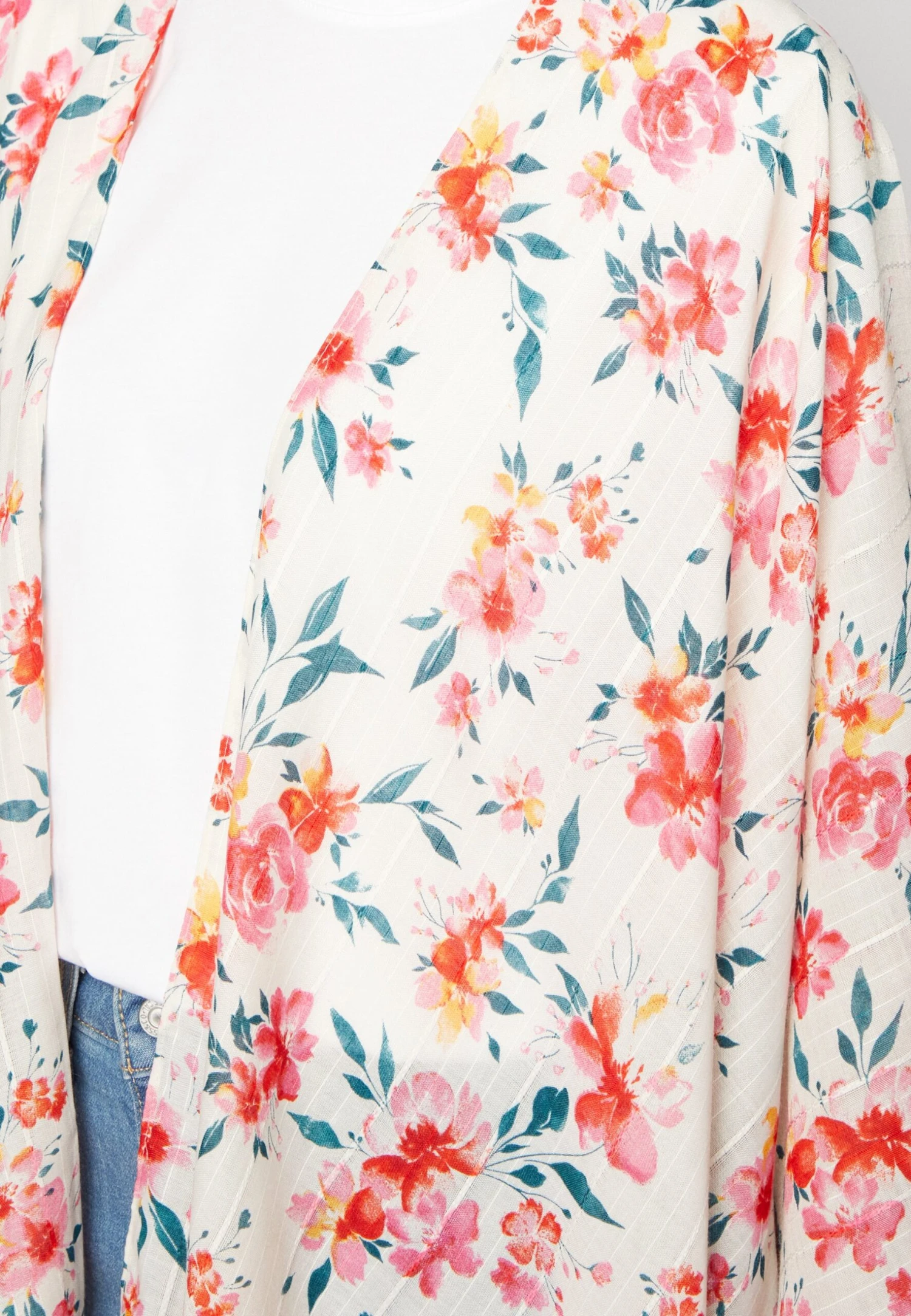 Anna Field Ponczo - Red - obrazek 6