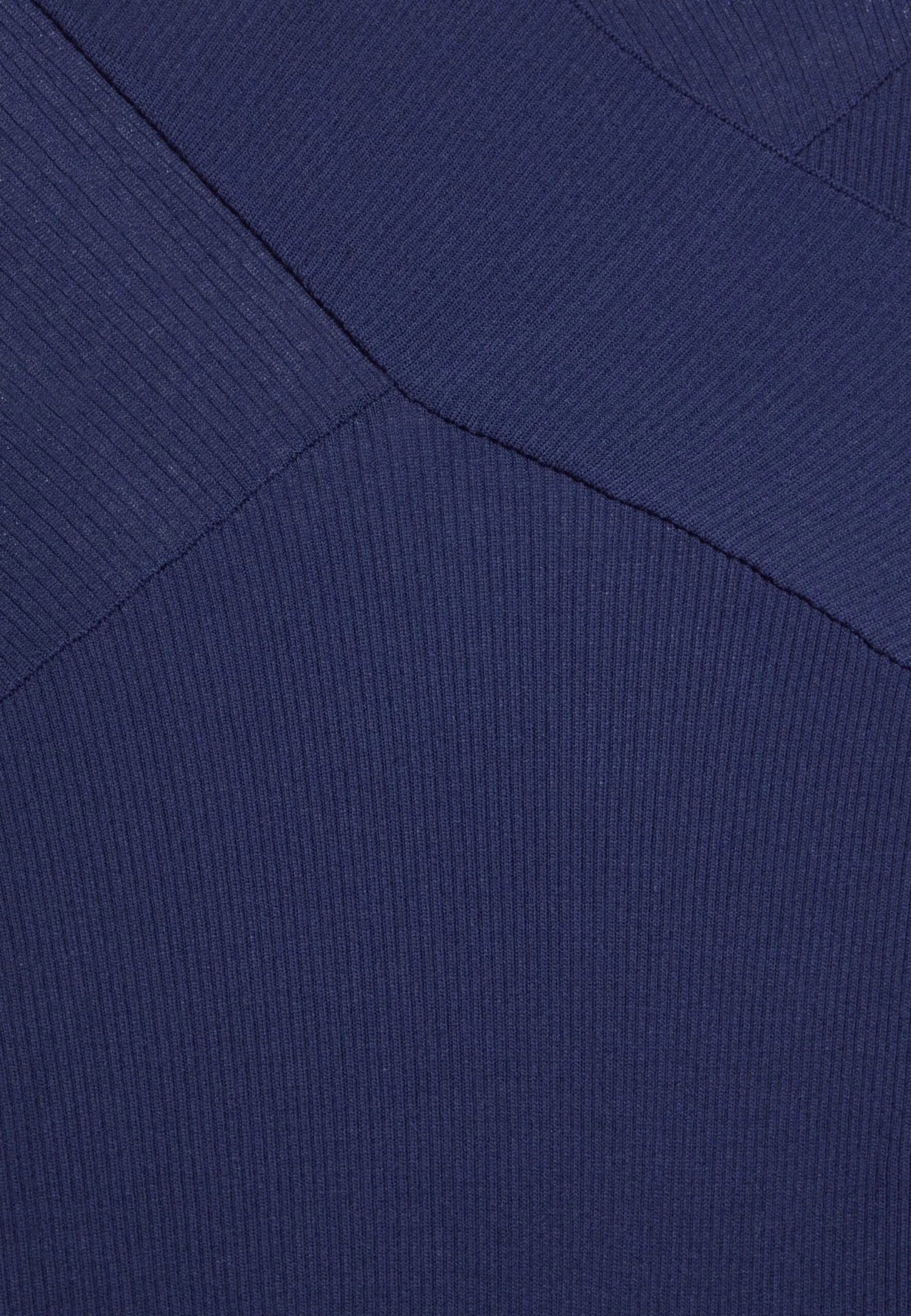 Anna Field V AUSSCHNITT BODYCON MIDI STRICKKLEID - Sukienka Etui - Dark Blue - obrazek 3