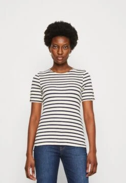 Anna Field T-shirt Z Nadrukiem - Dark Blue/white