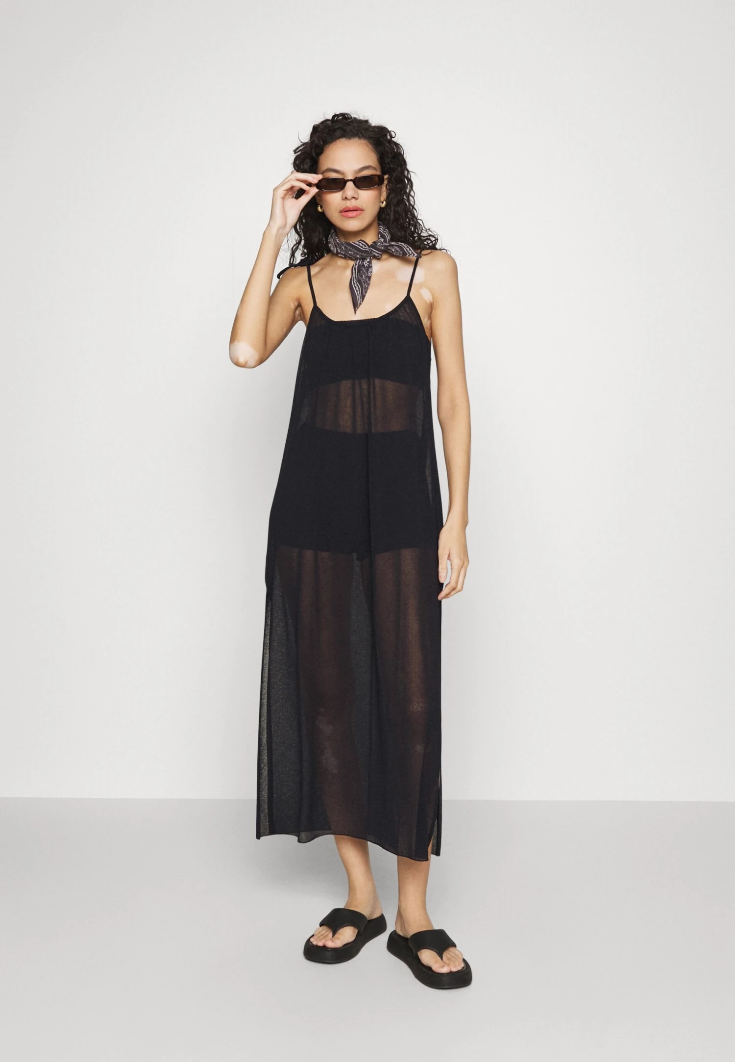 Anna Field SIMPLE STRAP BEACH DRESS - Akcesoria Plażowe - Black - obrazek 2