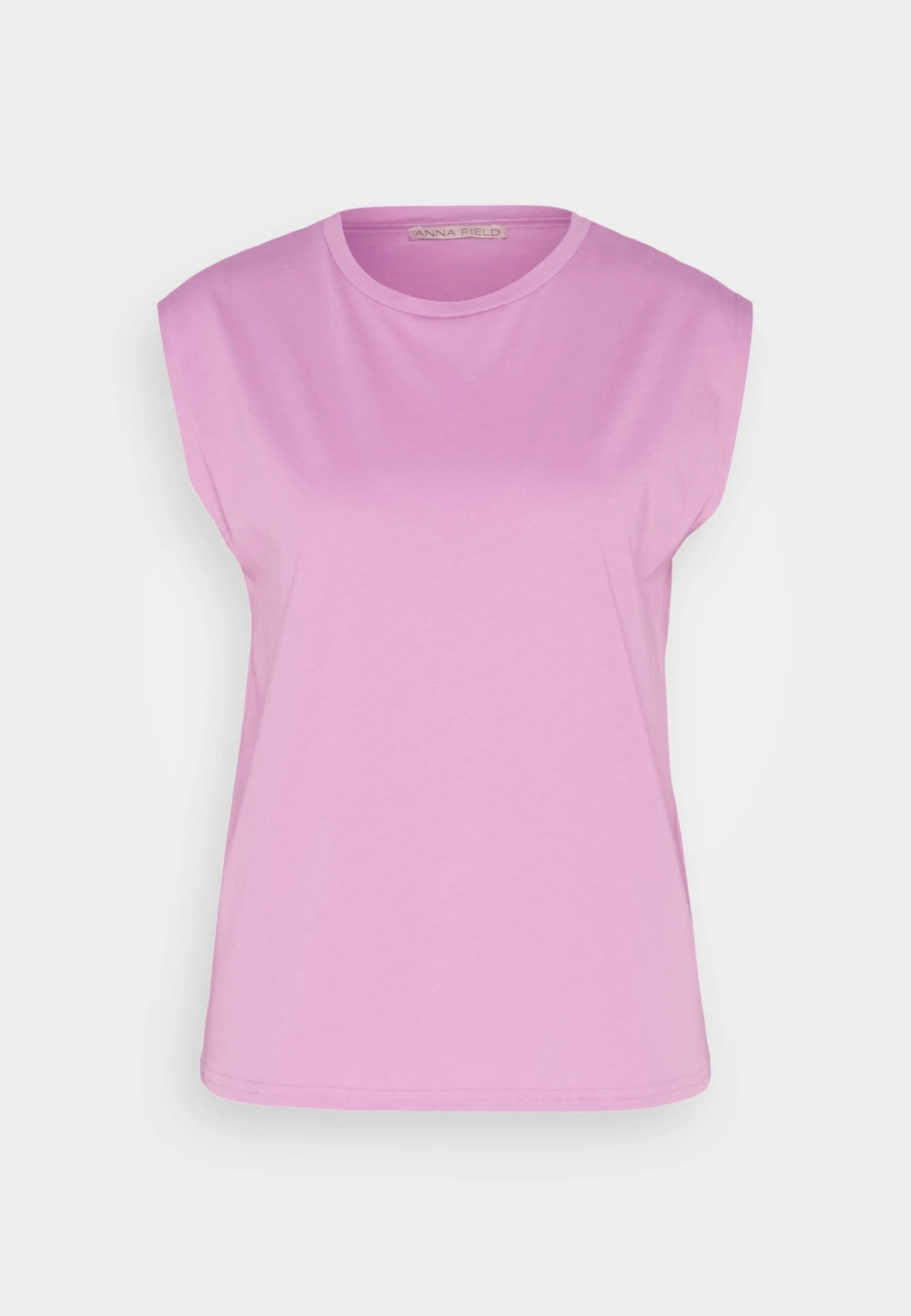 Anna Field T-shirt Basic - Lilac - obrazek 5