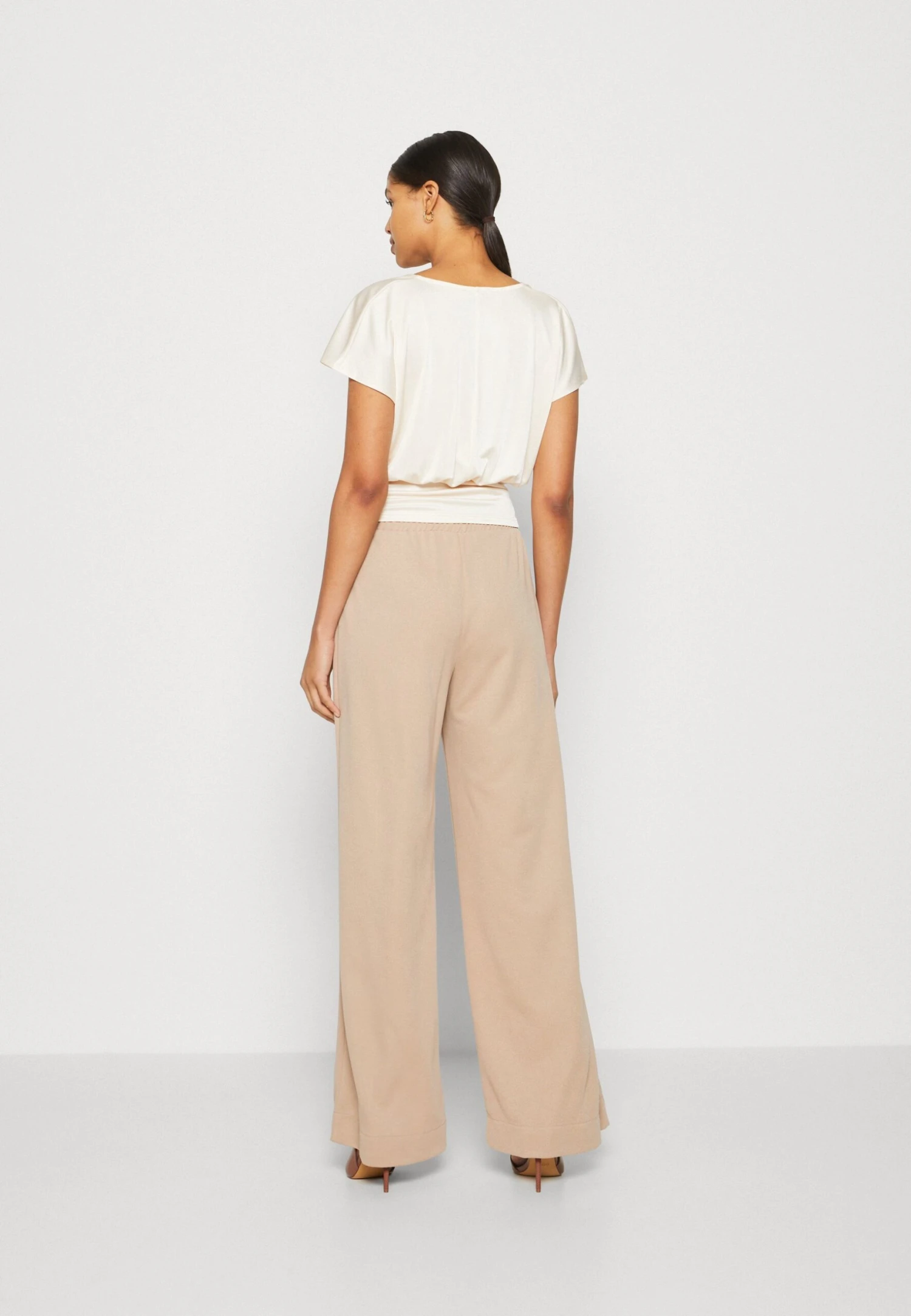 Anna Field T-shirt Z Nadrukiem - Light Pink - obrazek 3