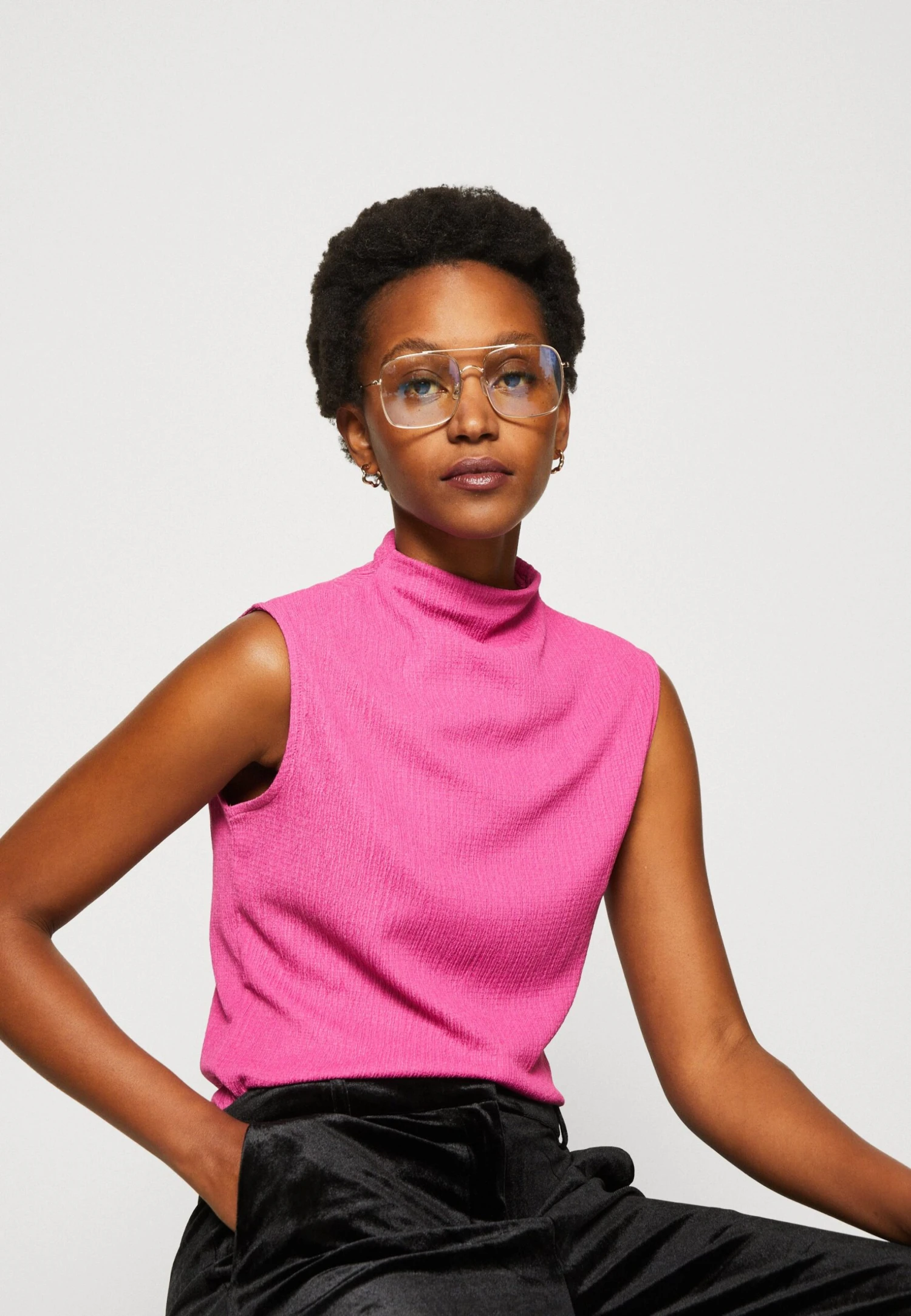 Anna Field Top - Pink - obrazek 4