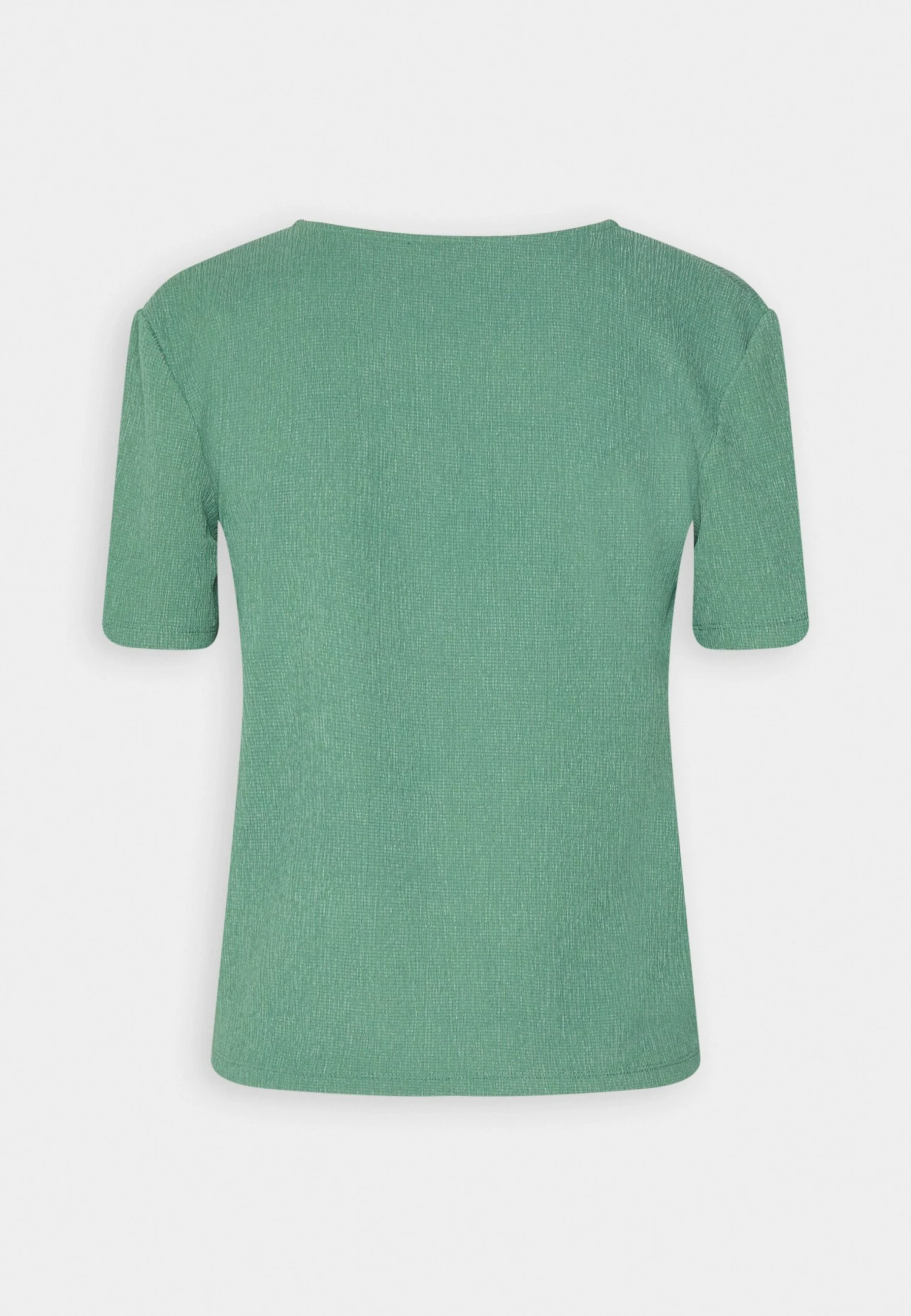 Anna Field T-shirt Z Nadrukiem - Dark Green - obrazek 6