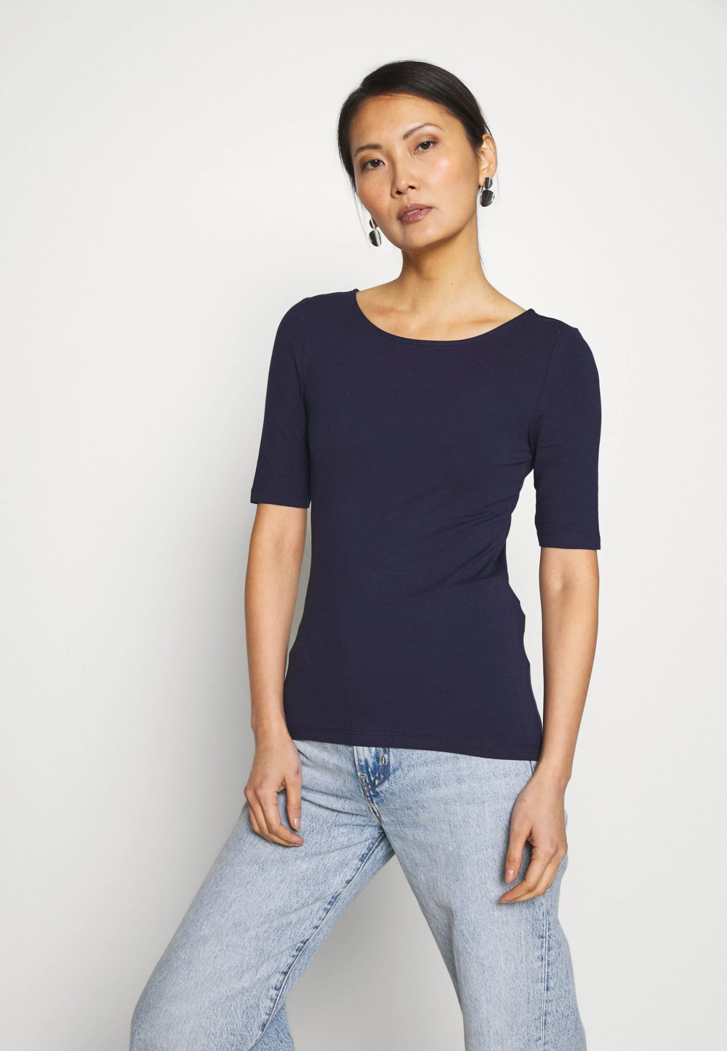 Anna Field T-shirt Basic - Maritime Blue