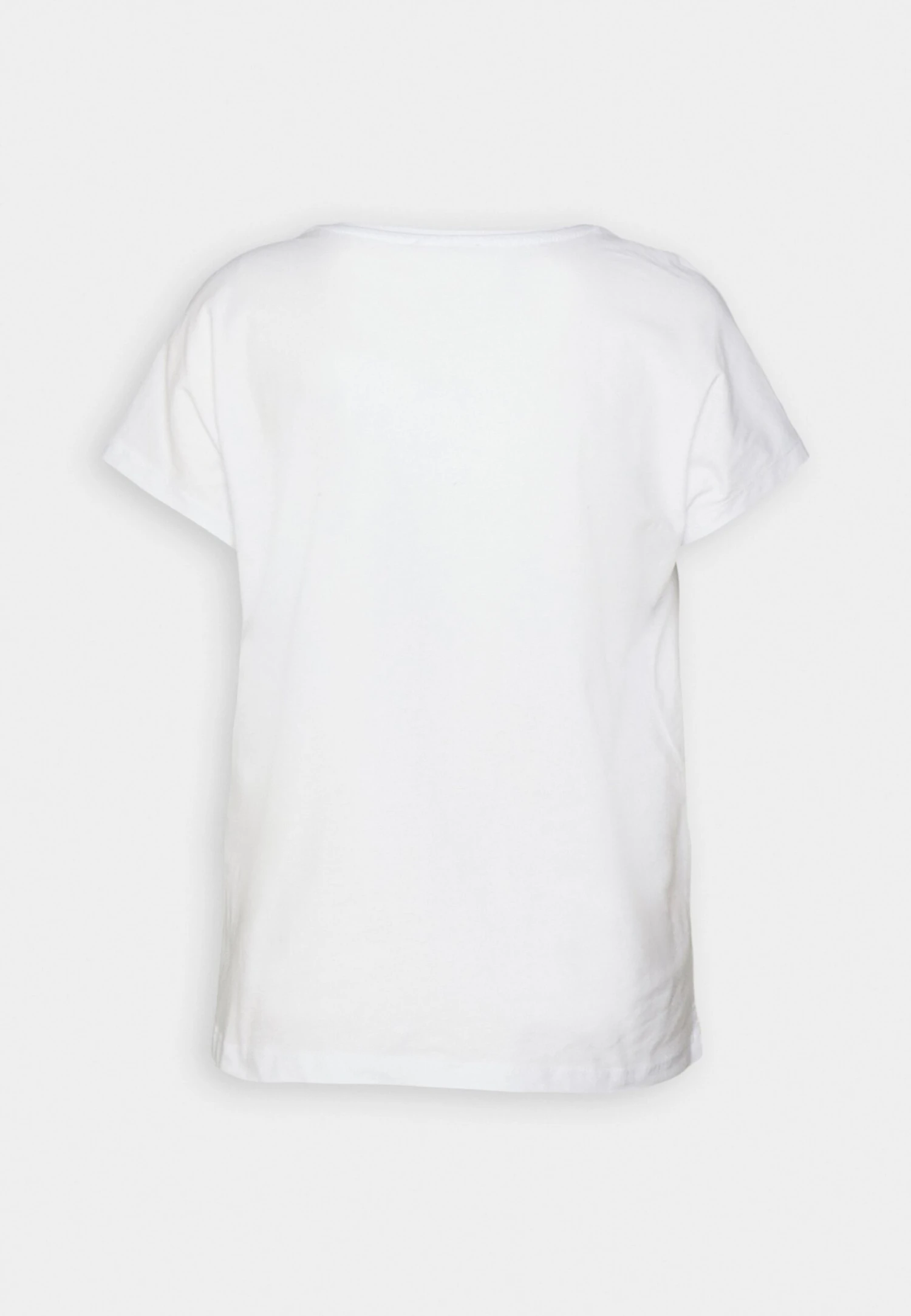 Anna Field T-shirt Z Nadrukiem - White - obrazek 2