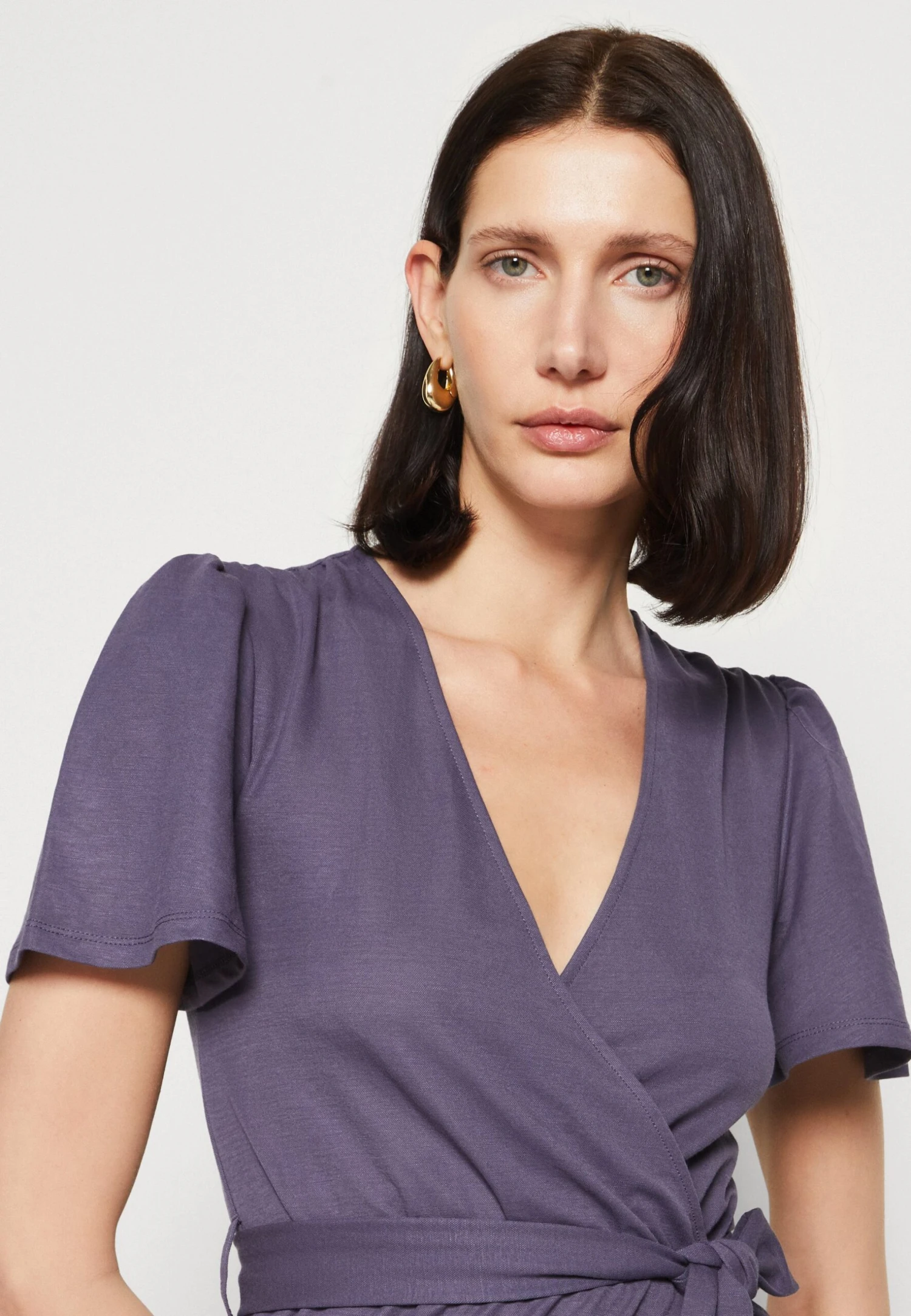 Anna Field Sukienka Z Dżerseju - Grey - obrazek 8