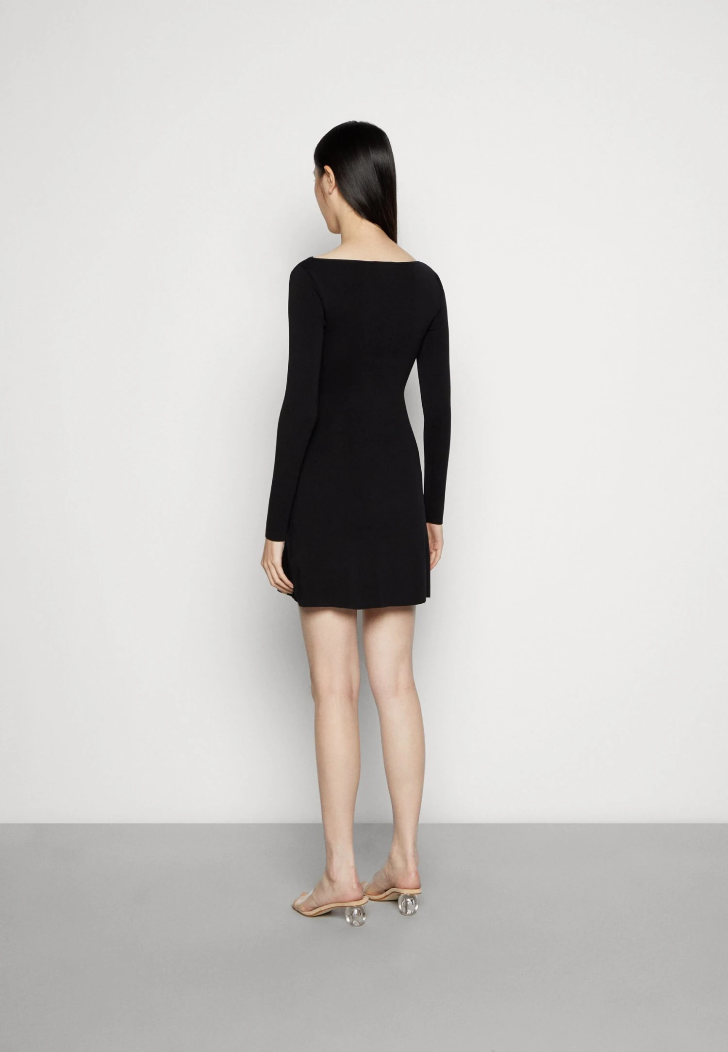 Anna Field Sukienka Dzianinowa - Black - obrazek 3