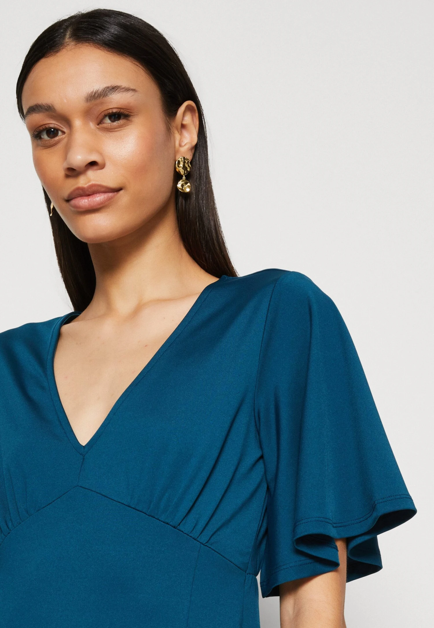 Anna Field Sukienka Z Dżerseju - Blue - obrazek 6