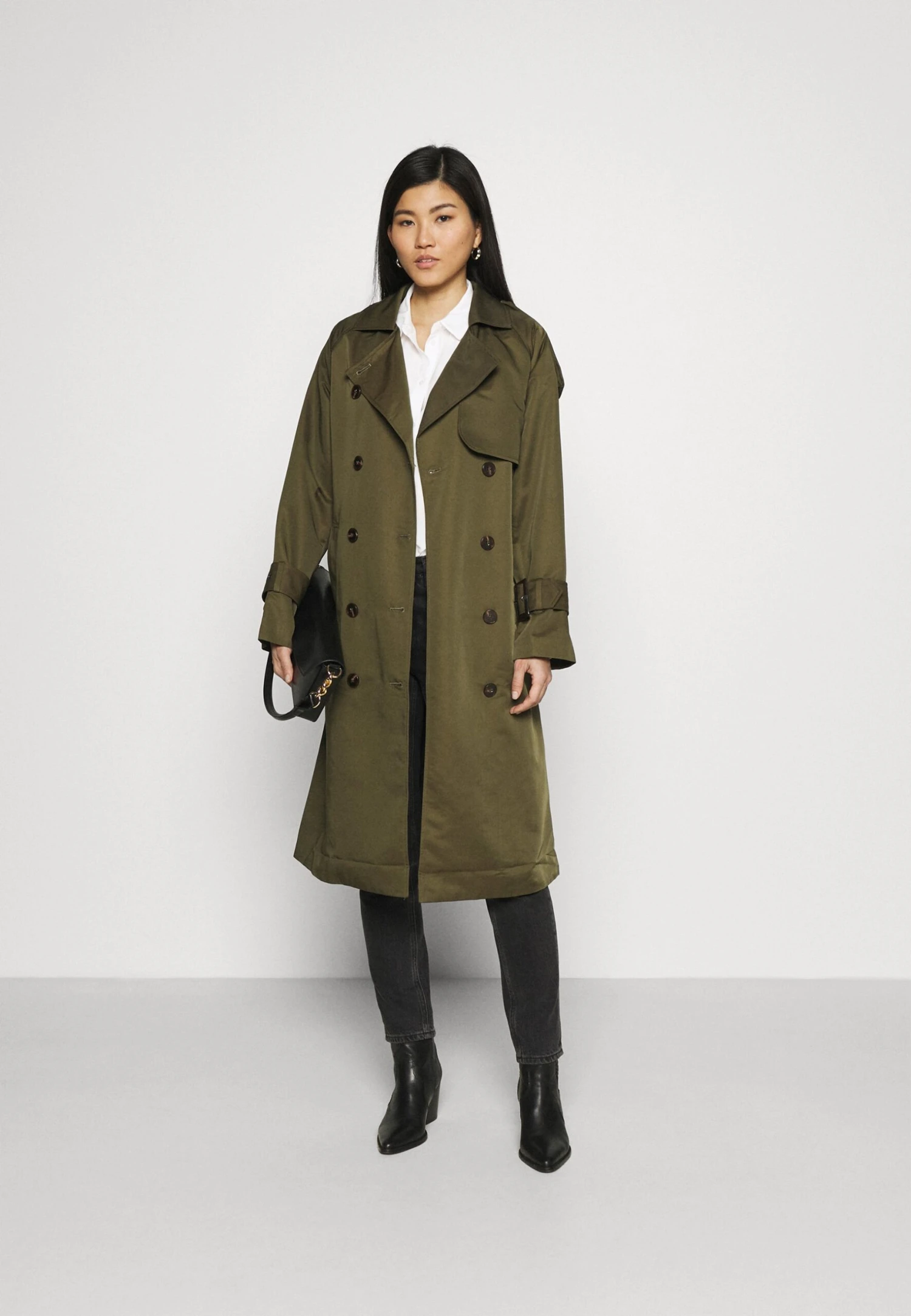 Anna Field Basic Blouse With Front Pockets - Koszula - Offwhite - obrazek 2