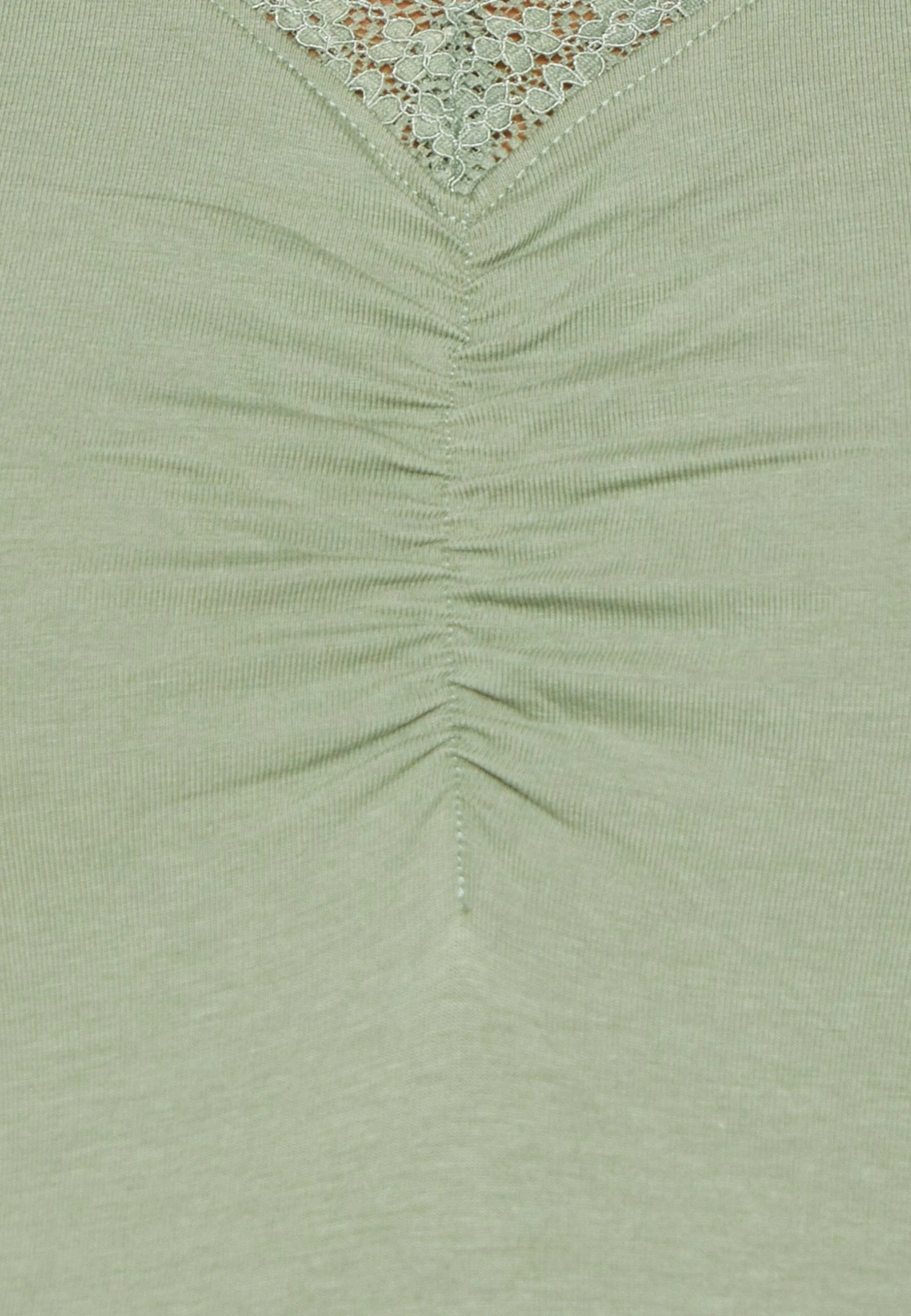 Anna Field T-shirt Z Nadrukiem - Light Green - obrazek 6