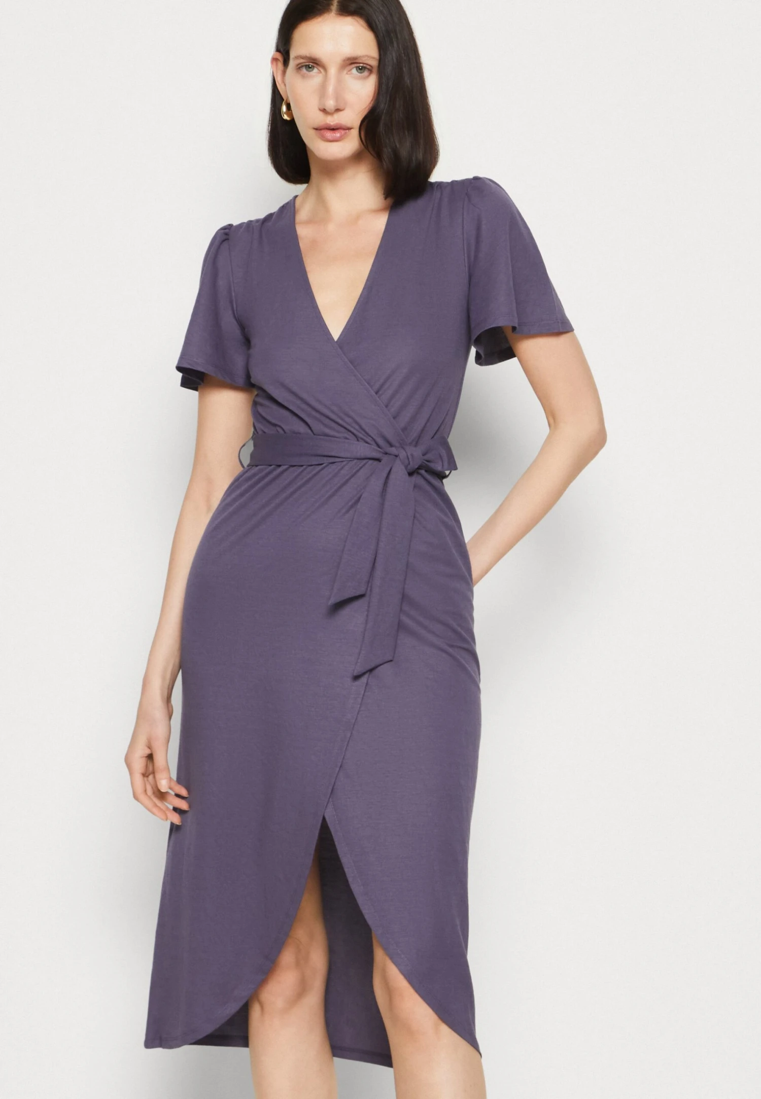 Anna Field Sukienka Z Dżerseju - Grey - obrazek 6