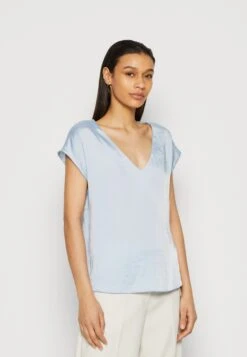 Anna Field T-shirt Basic - Light Blue