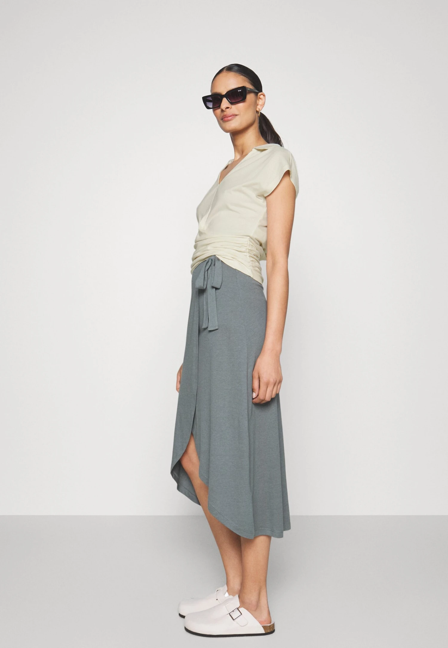 Anna Field WRAP BLOUSE - Bluzka - Offwhite - obrazek 5