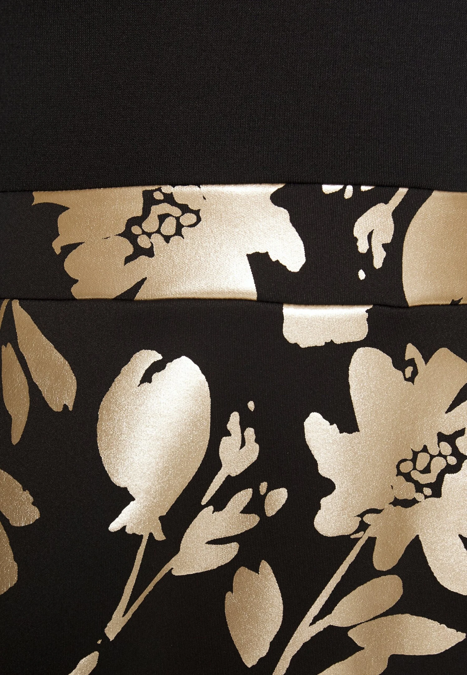 Anna Field Sukienka Z Dżerseju - Black Gold - obrazek 8