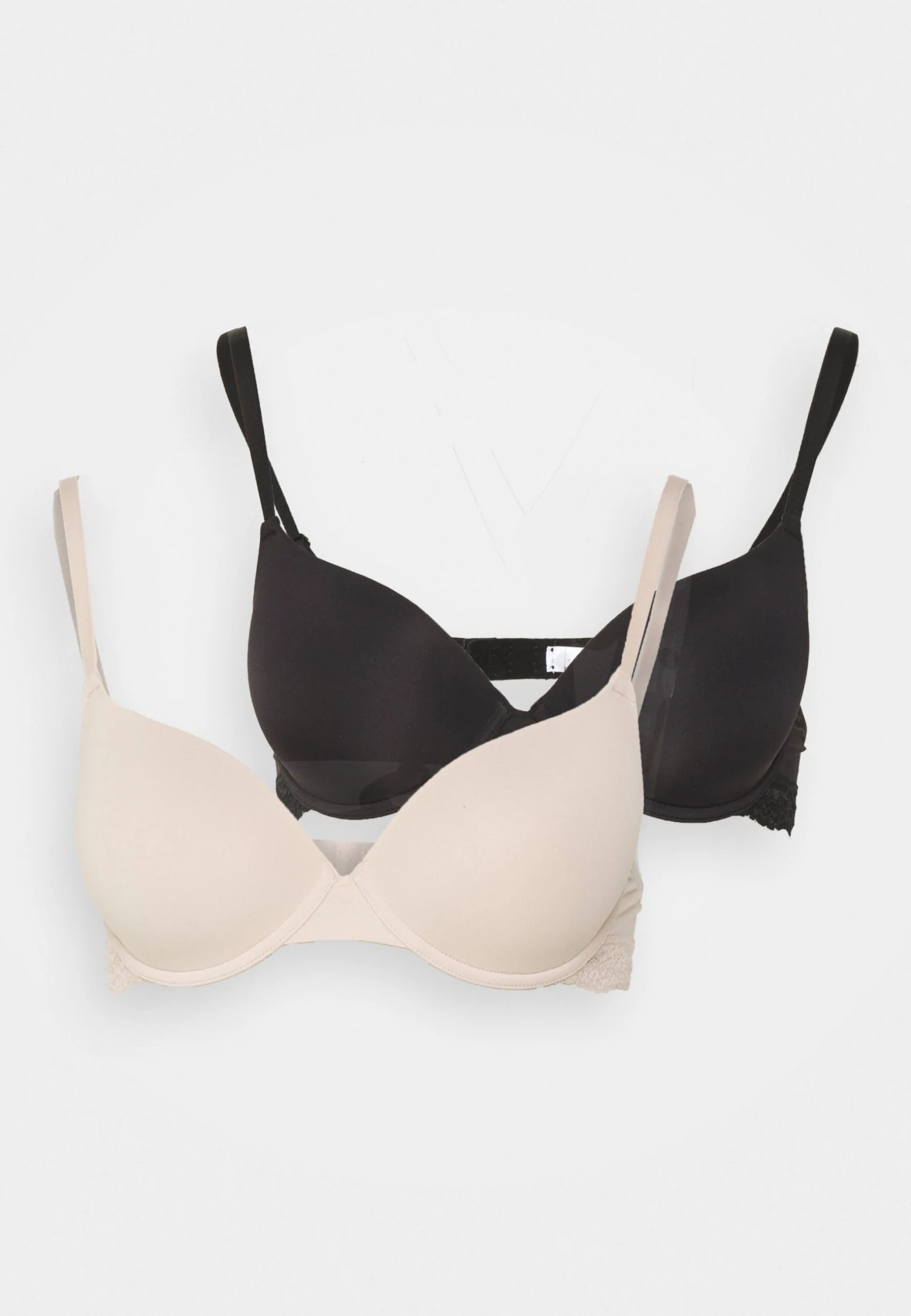 Anna Field NADINE 2PP TSHIRT BRA - Biustonosz Bezszwowy - Nude/black - obrazek 4
