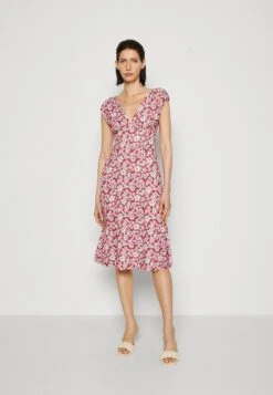 Anna Field Sukienka Z Dżerseju - Brown/beige/pink