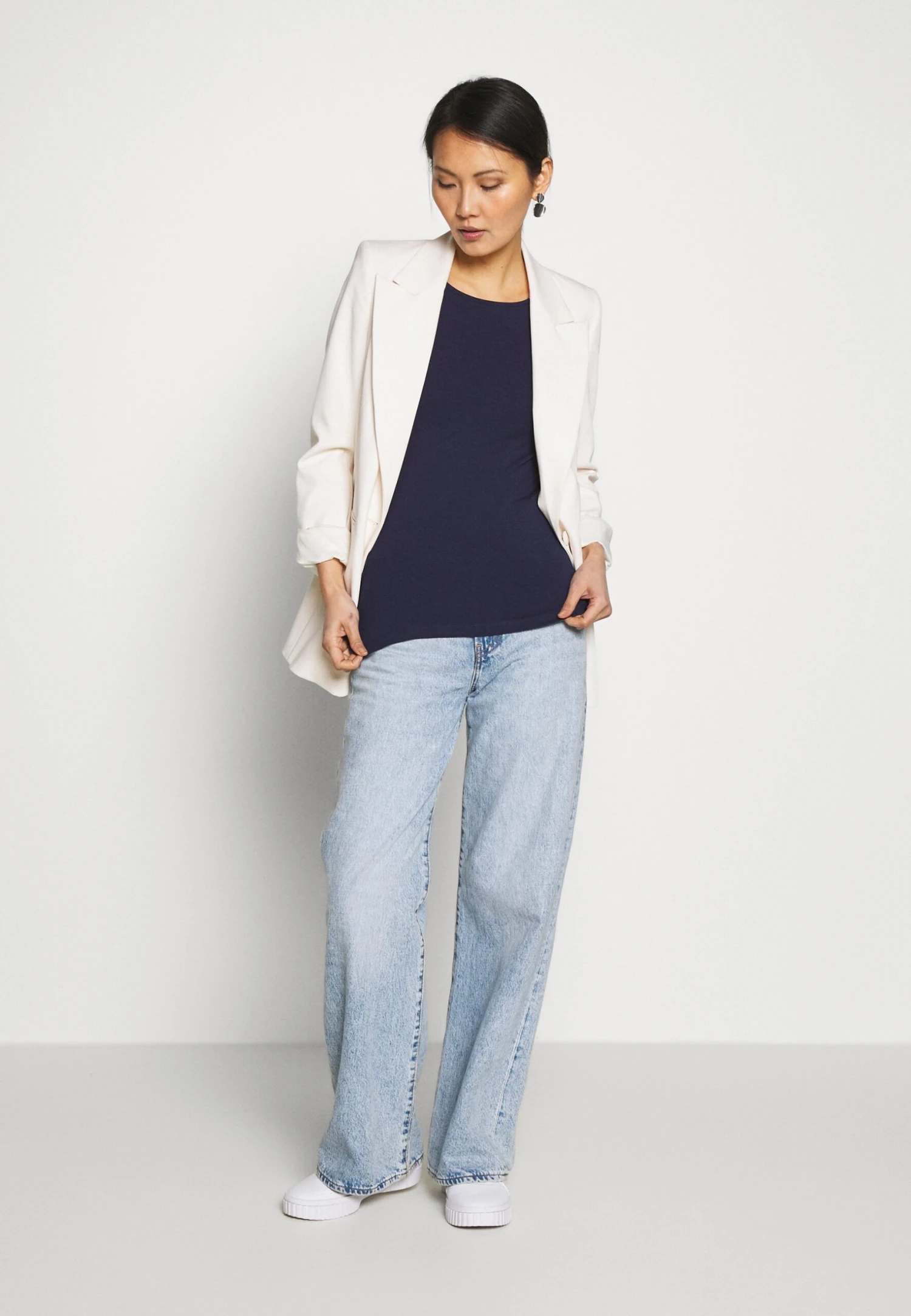 Anna Field T-shirt Basic - Maritime Blue - obrazek 2