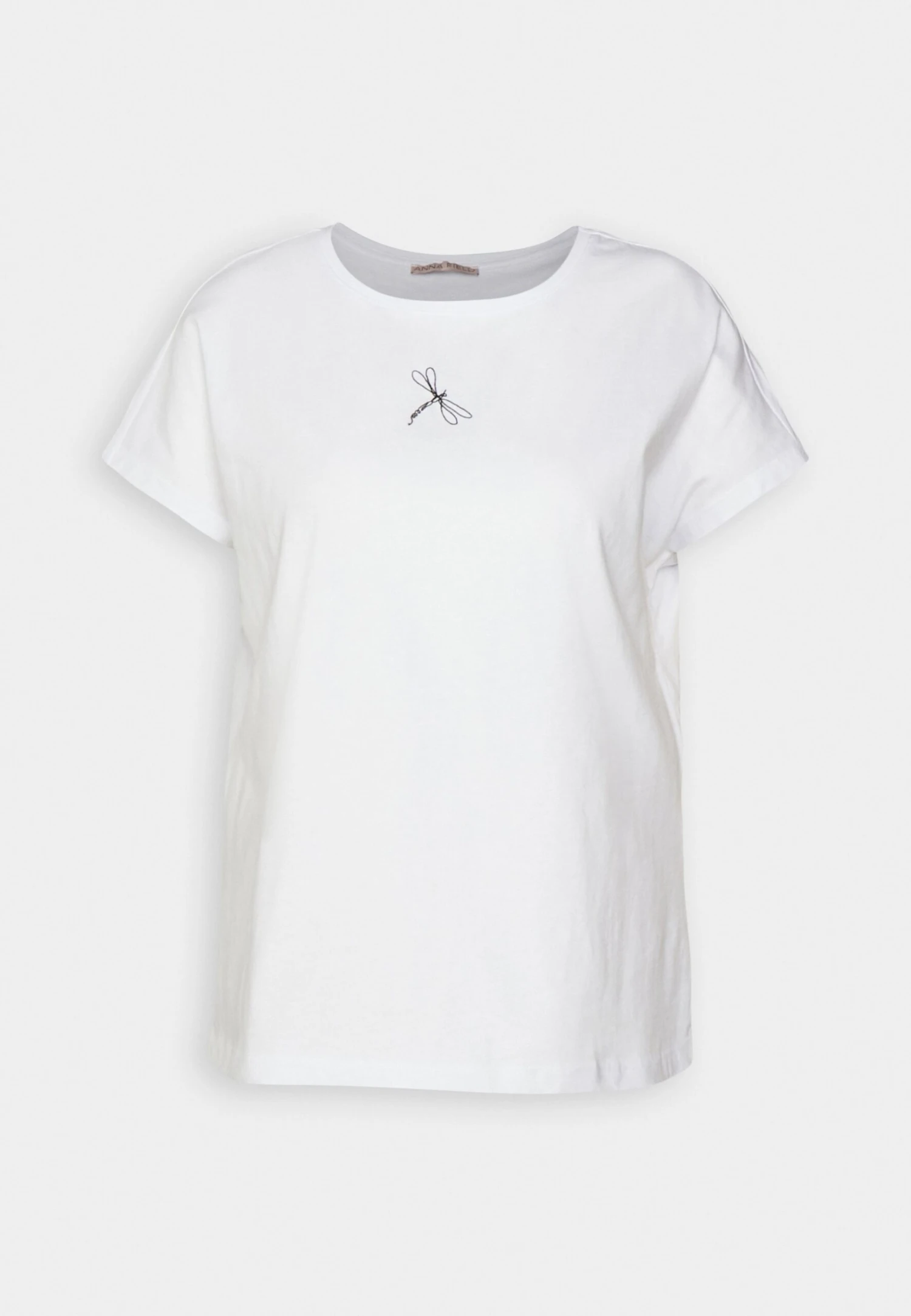 Anna Field T-shirt Z Nadrukiem - White