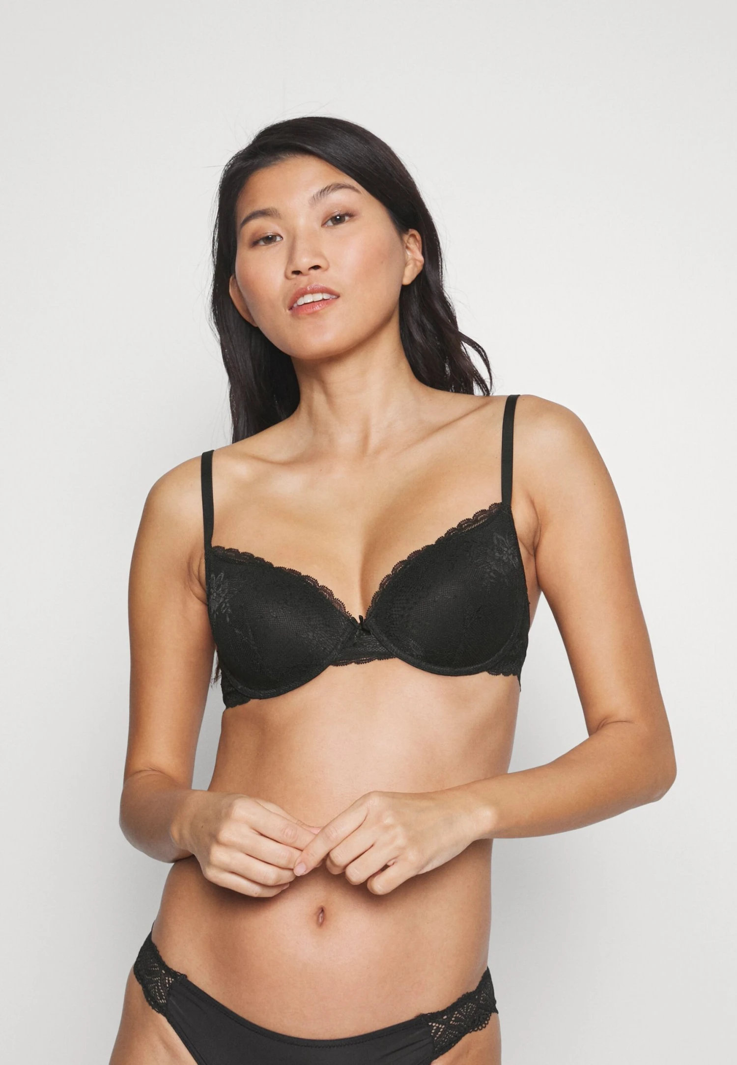 Anna Field 2 PACK - Biustonosz Z Fiszbiną - Black/nude - obrazek 2