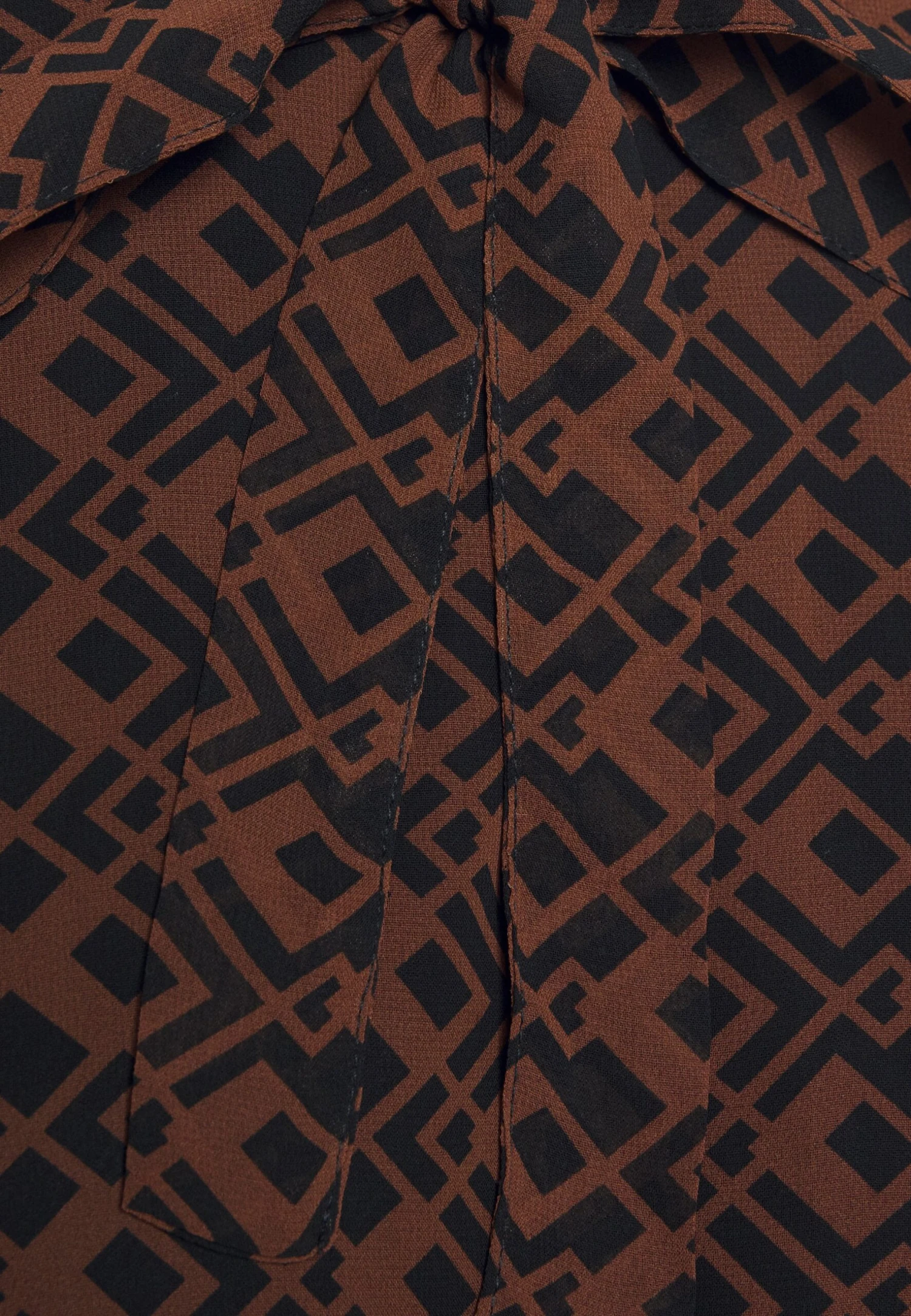 Anna Field Sukienka Letnia - Black/brown - obrazek 5