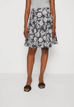 Anna Field Spódnica Plisowana - Black/white