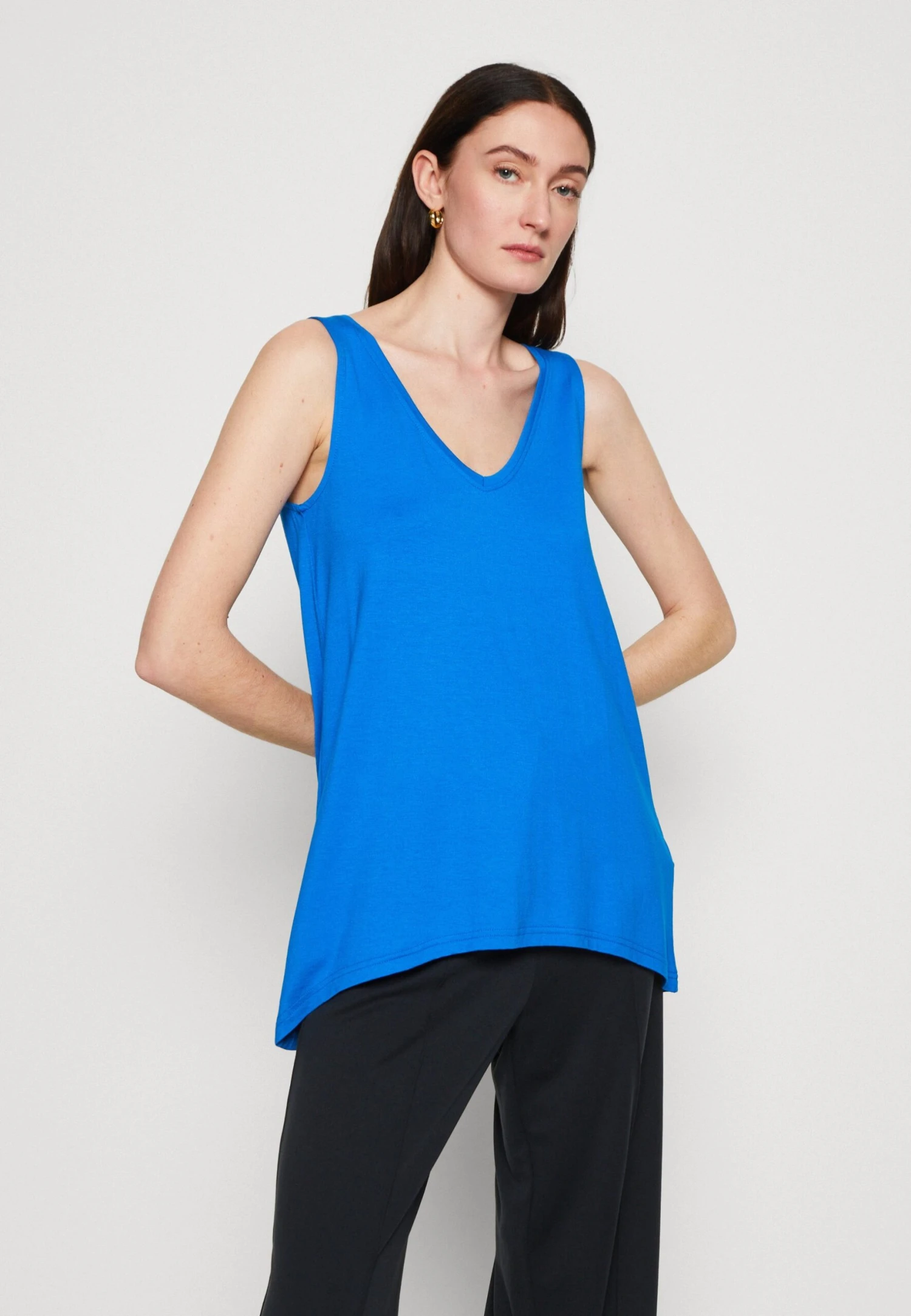 Anna Field Top - Blue - obrazek 4