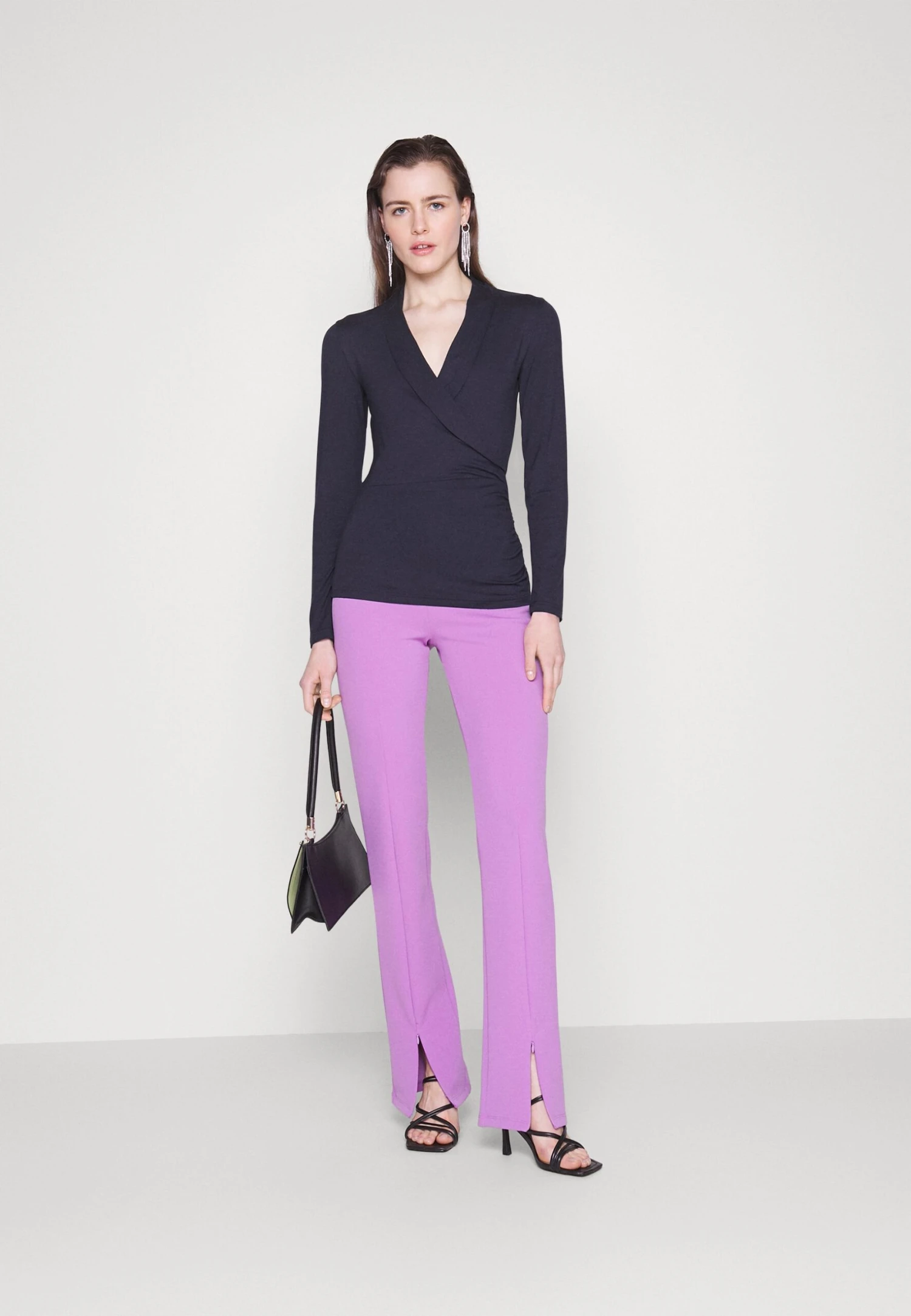 Bluzka Z Długim Rękawem - Dark Blue - obrazek 2