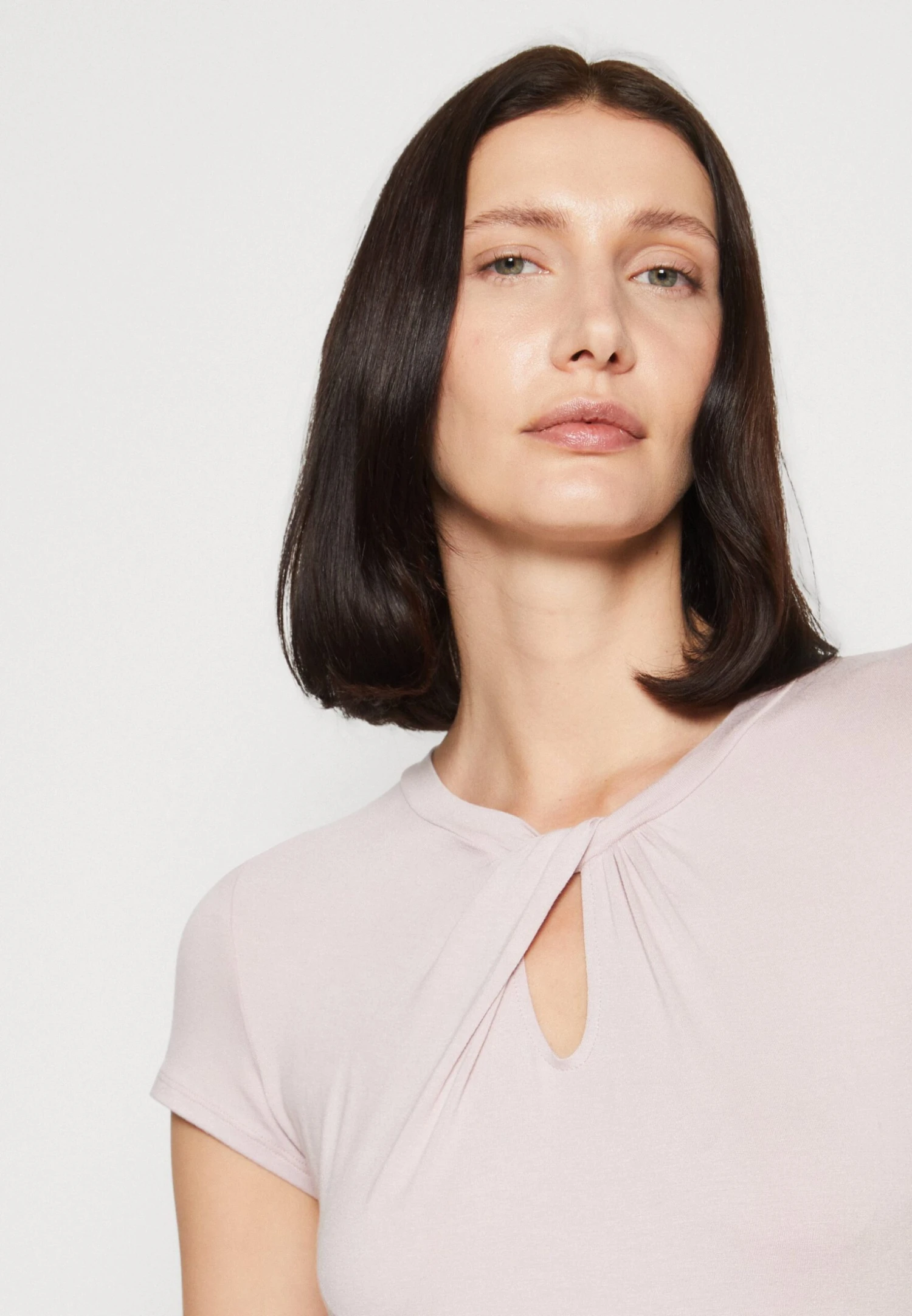 Anna Field T-shirt Z Nadrukiem - Purple - obrazek 6