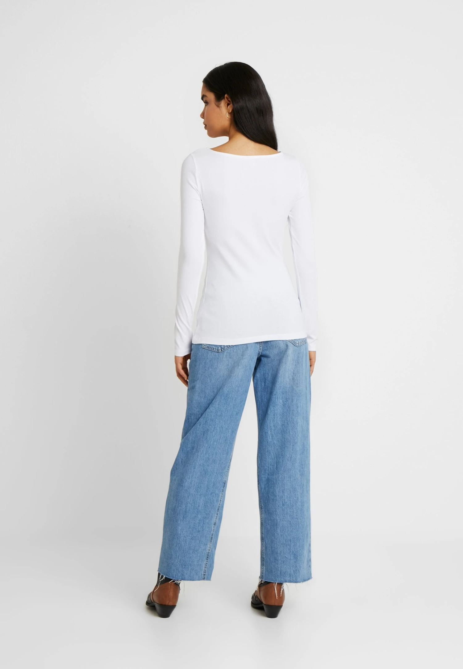 2 PACK - Bluzka Z Długim Rękawem - Black/white - obrazek 4