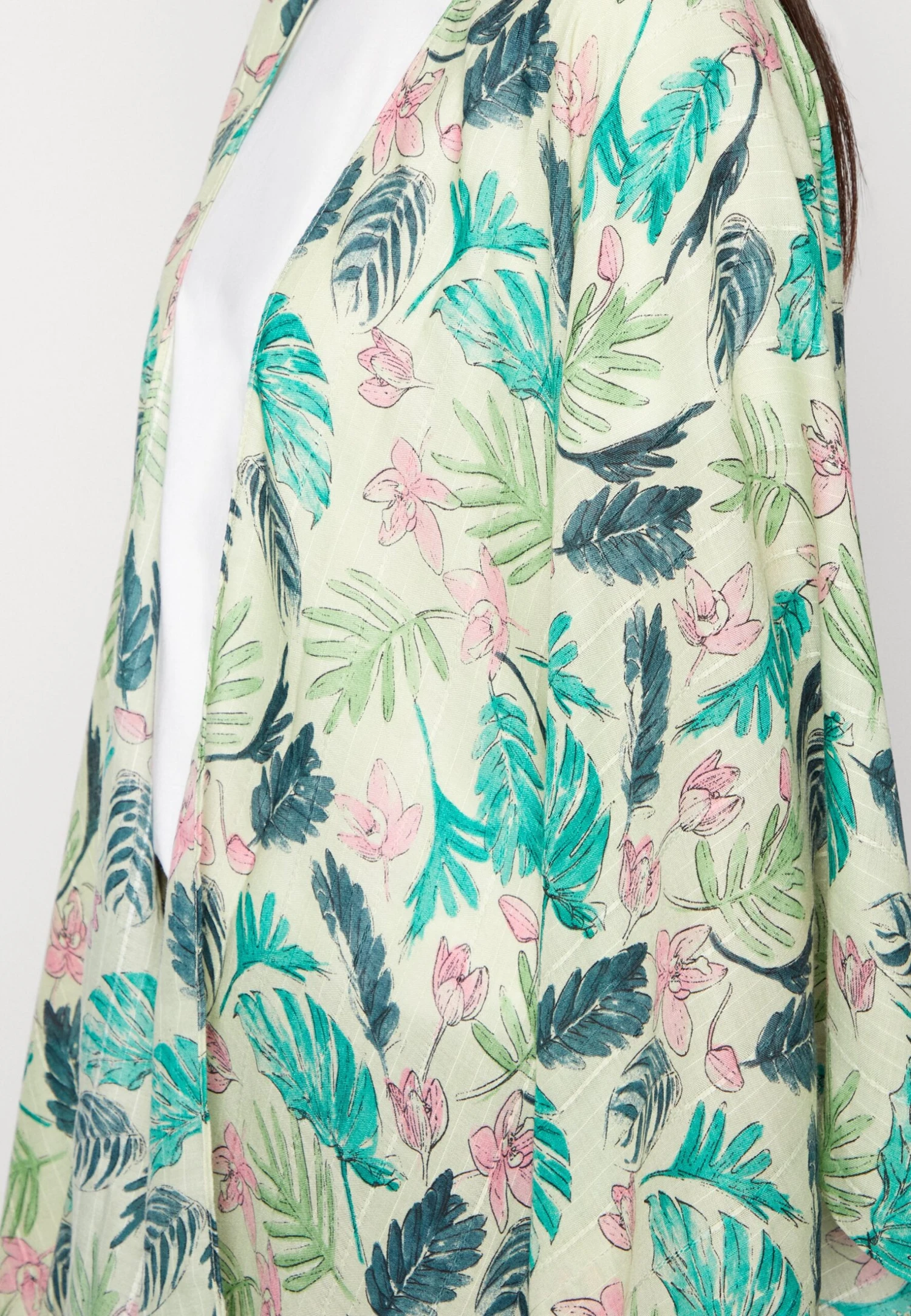 Anna Field Ponczo - Green - obrazek 6